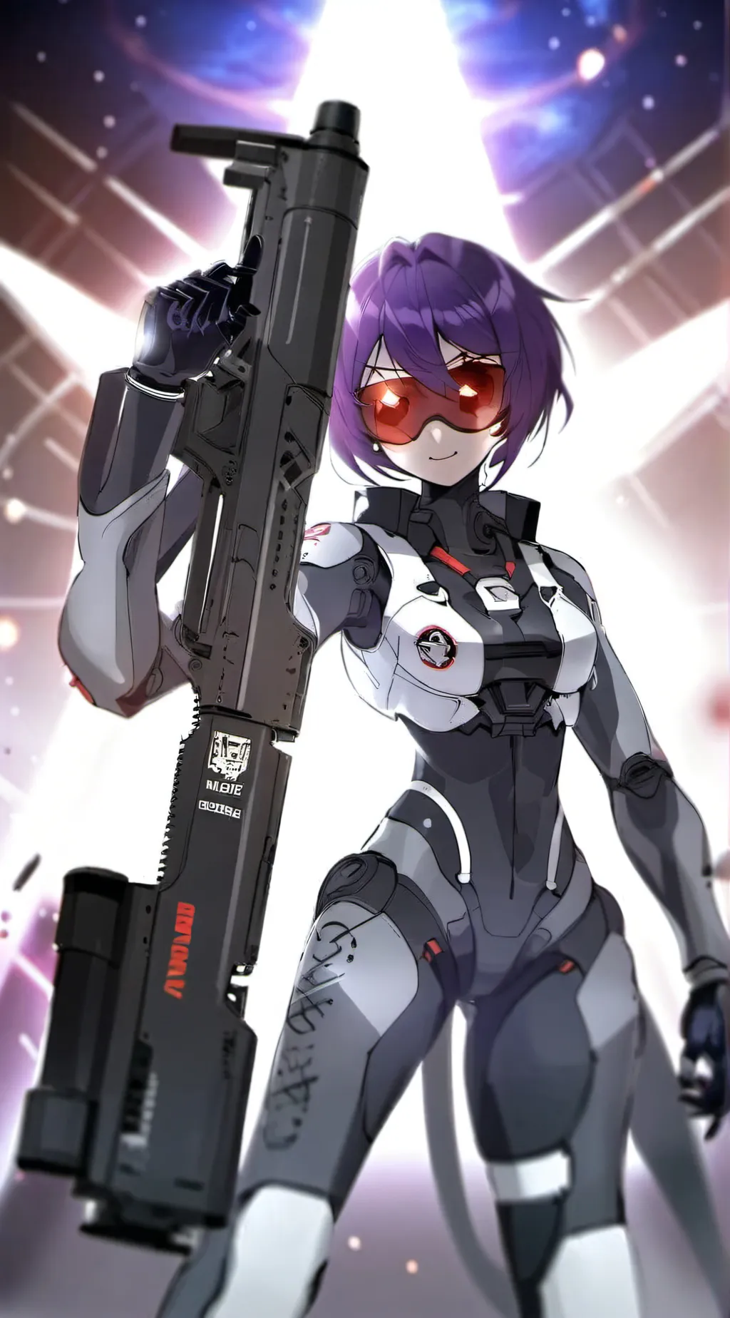 ai character: Uzi background