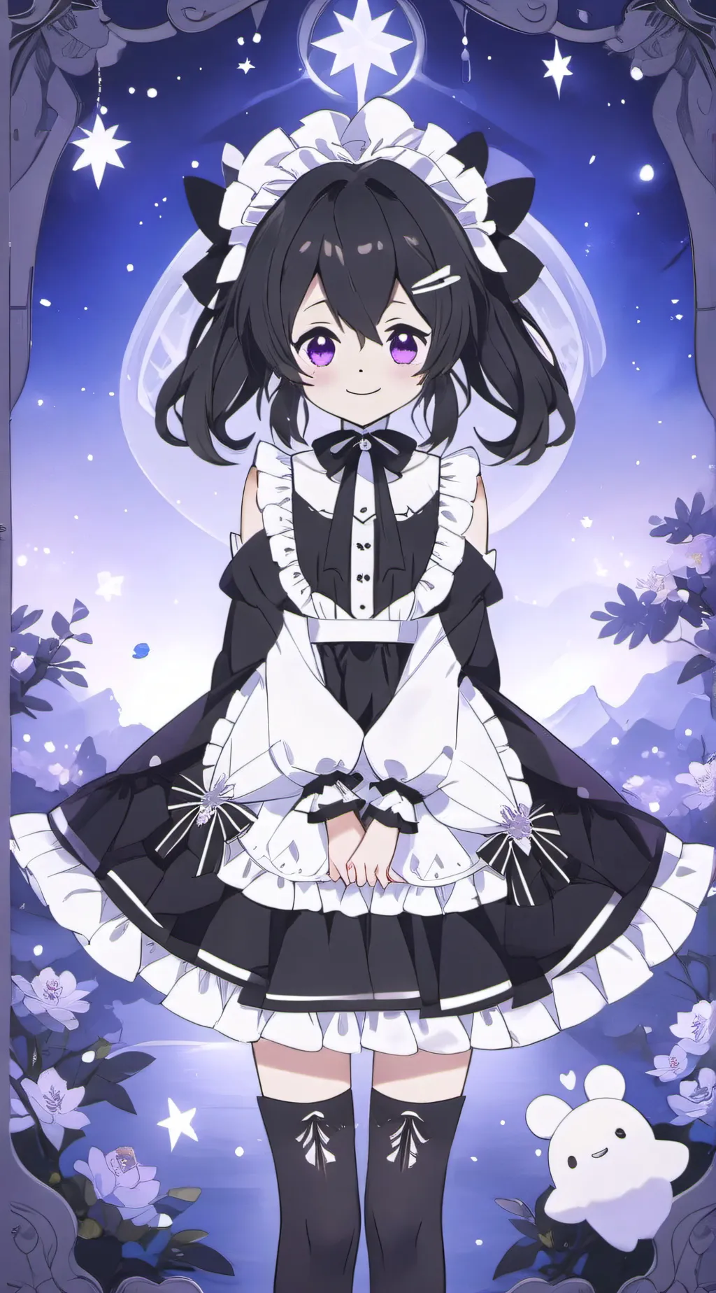 ai character: teacher trio cats background