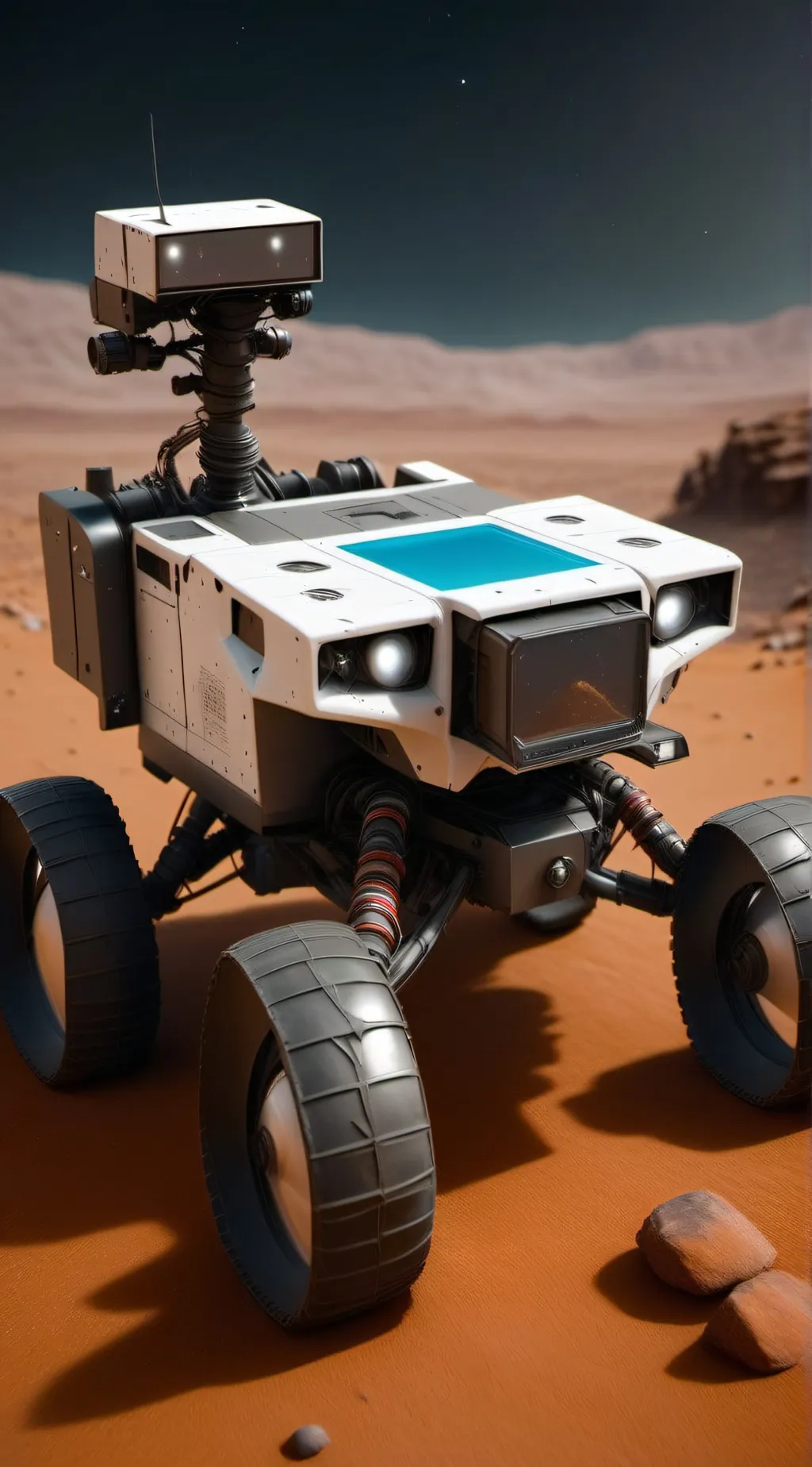 ai character: Mars background