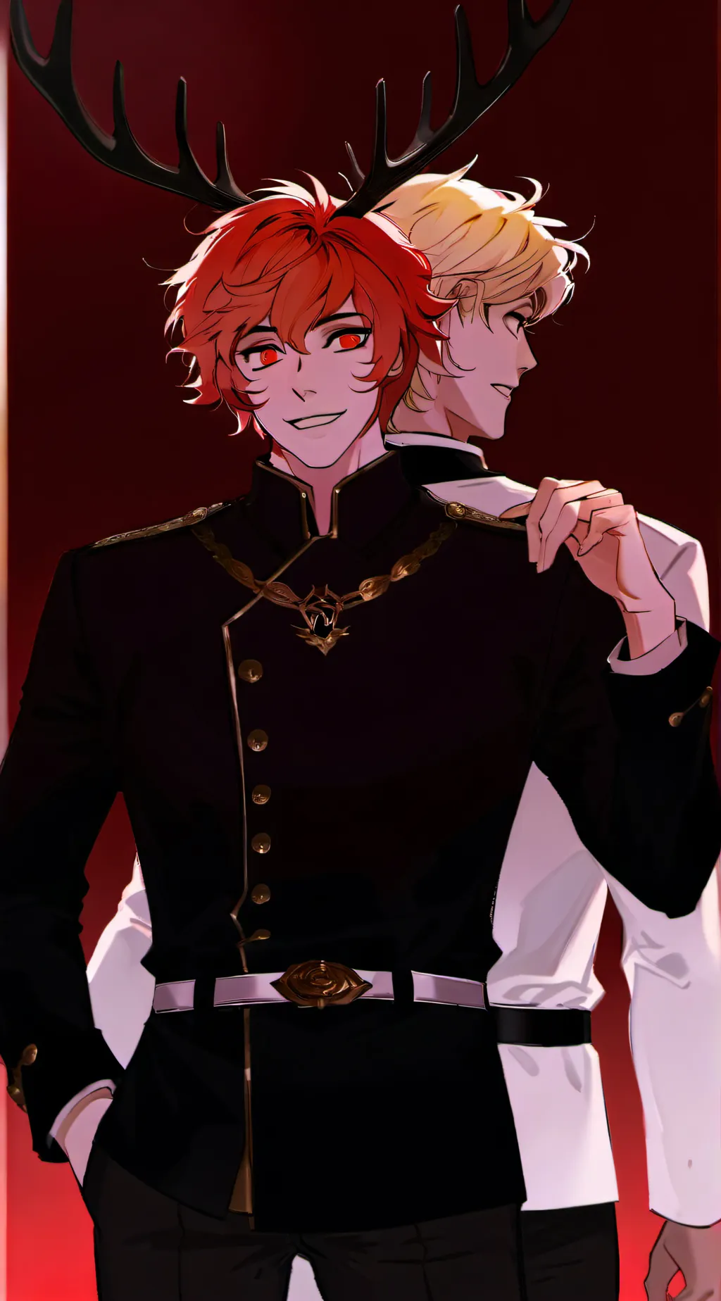 ai character: Radioapple background