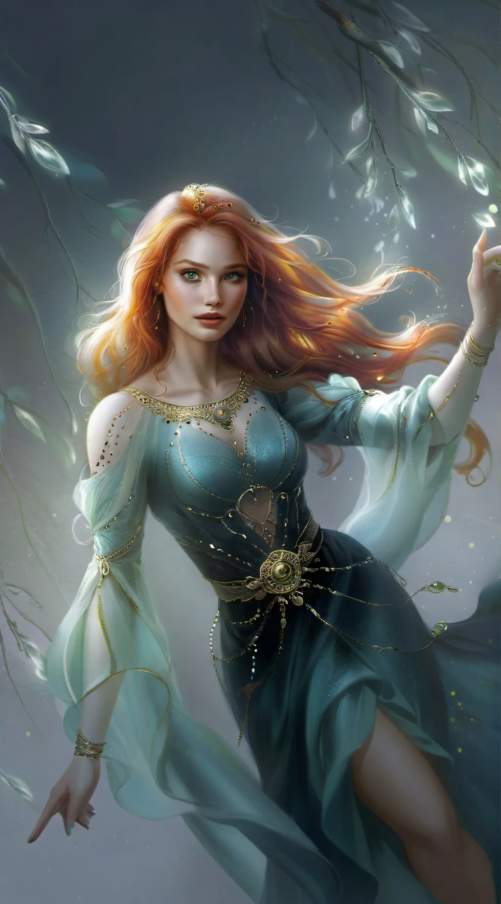 ai character: Scarlet background