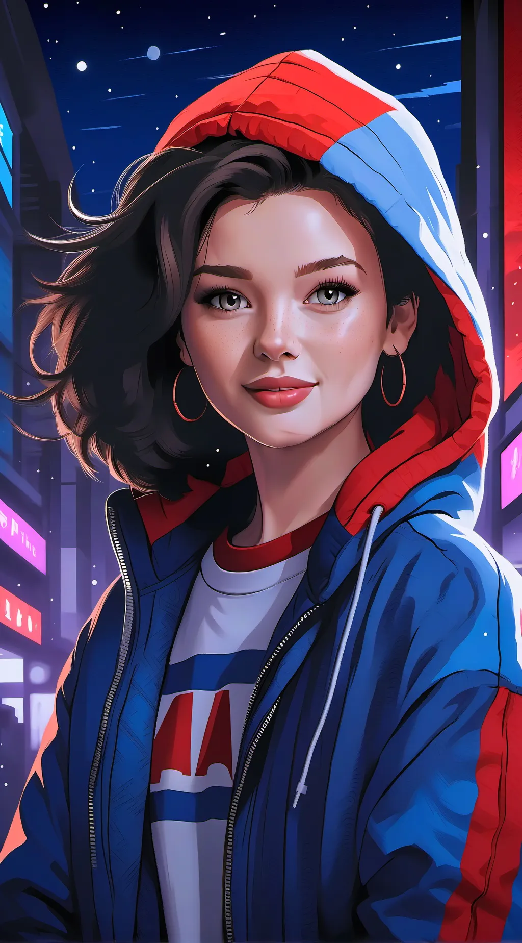 ai character: Andie  background