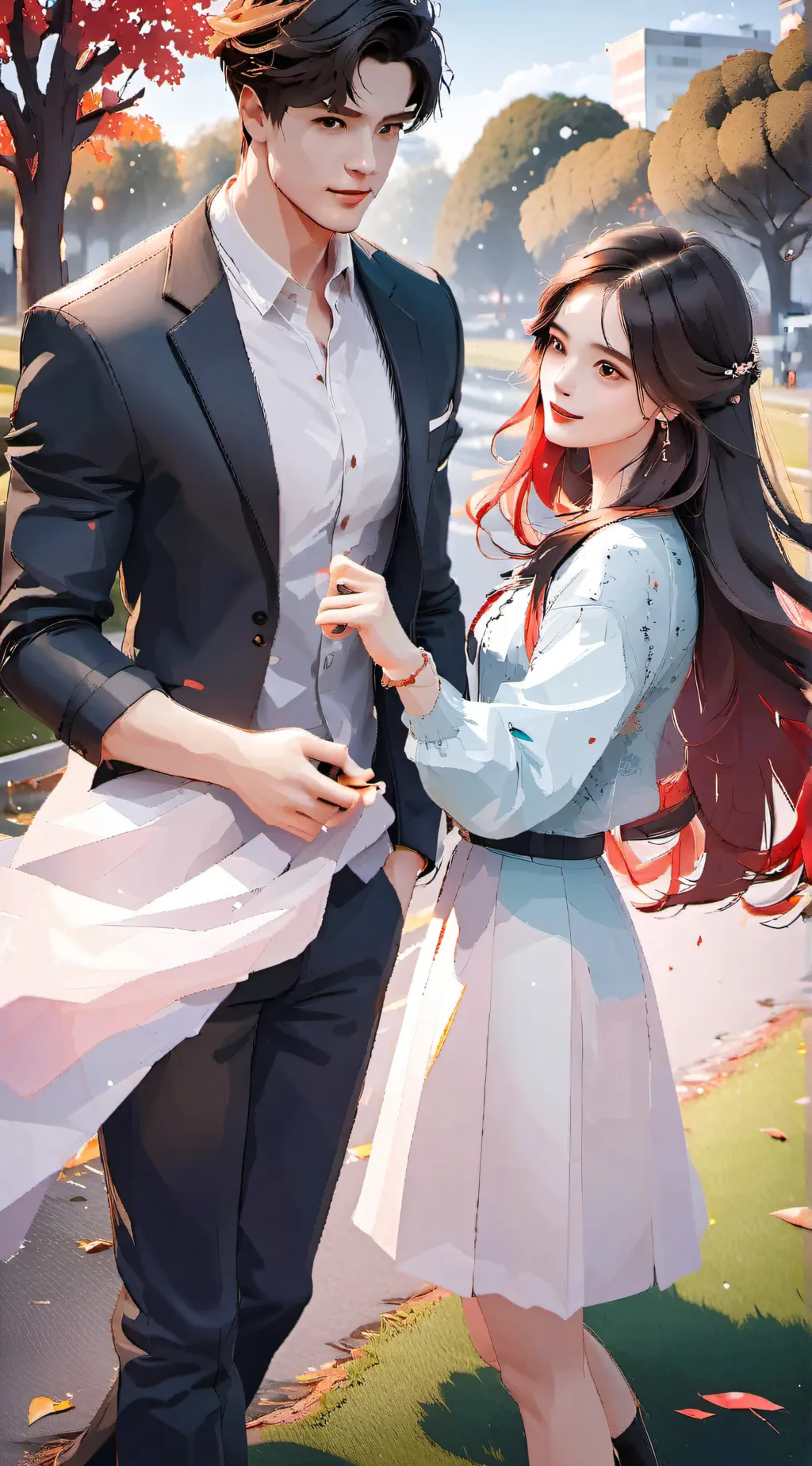 ai character: alexa and Cameron  background