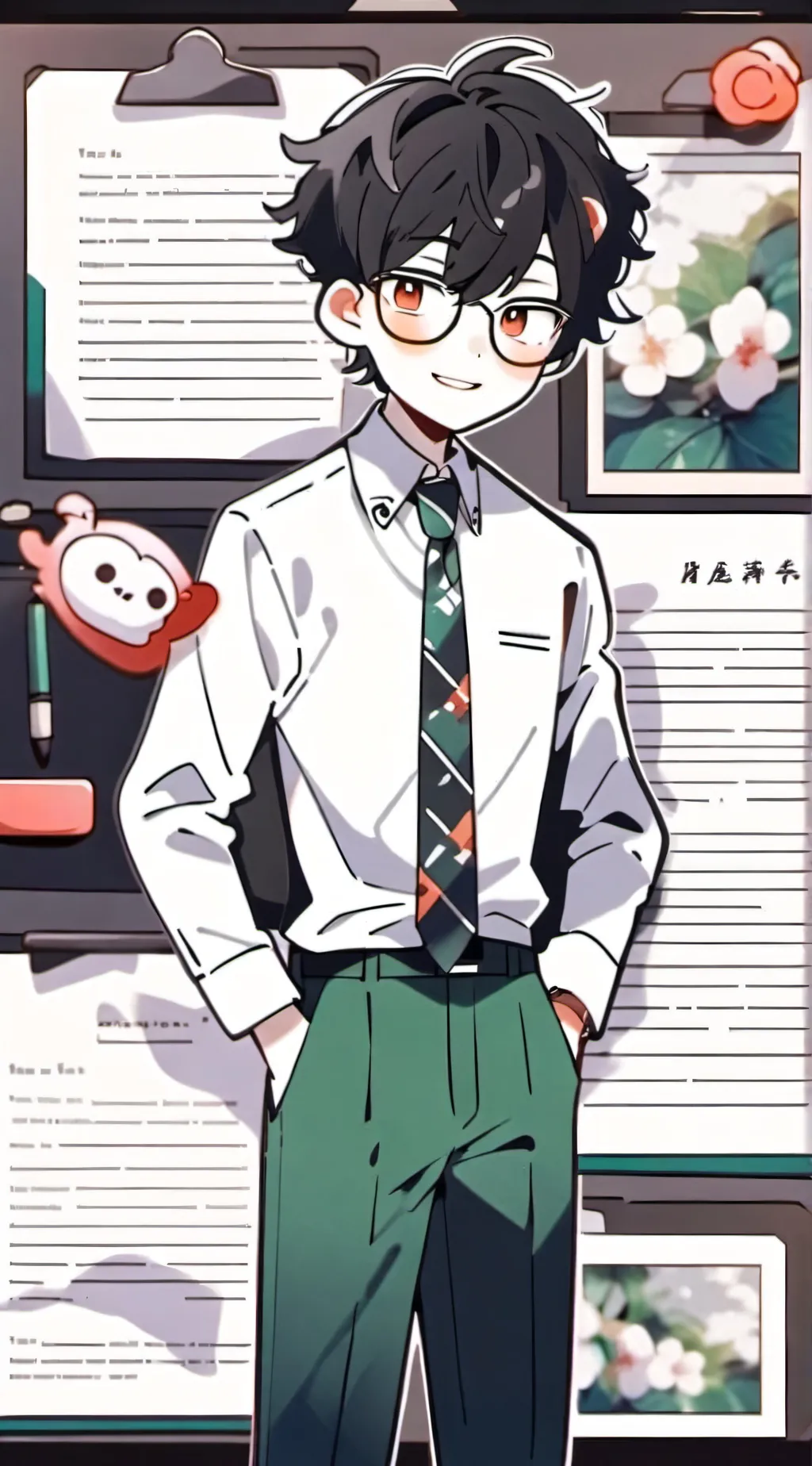 ai character: normal ai background