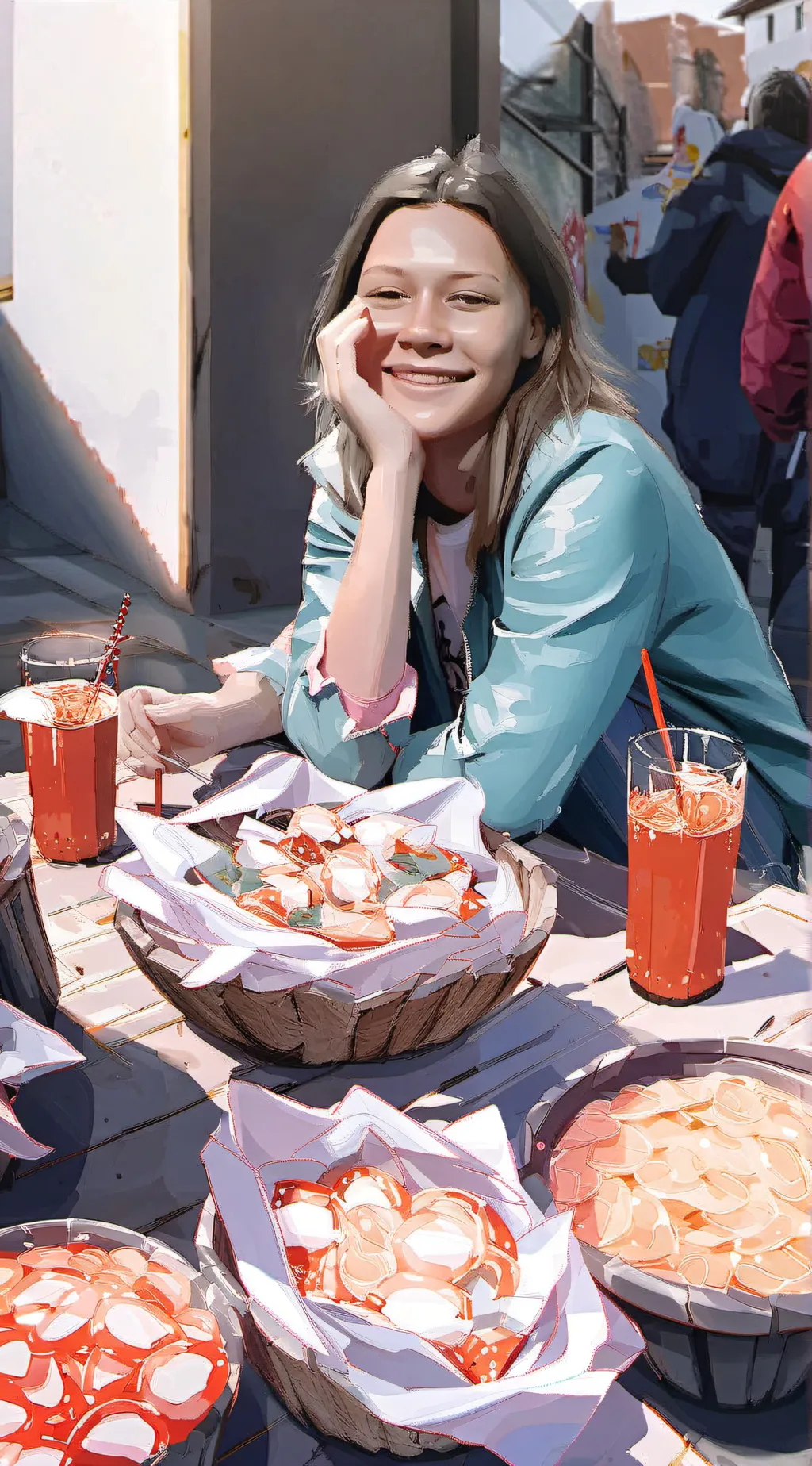 ai character: Mya background