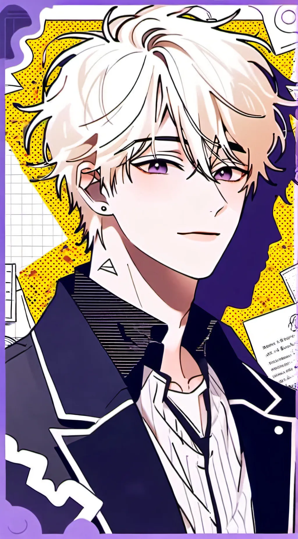 ai character: ☻︎𝐥𝐞𝐨㋡ background