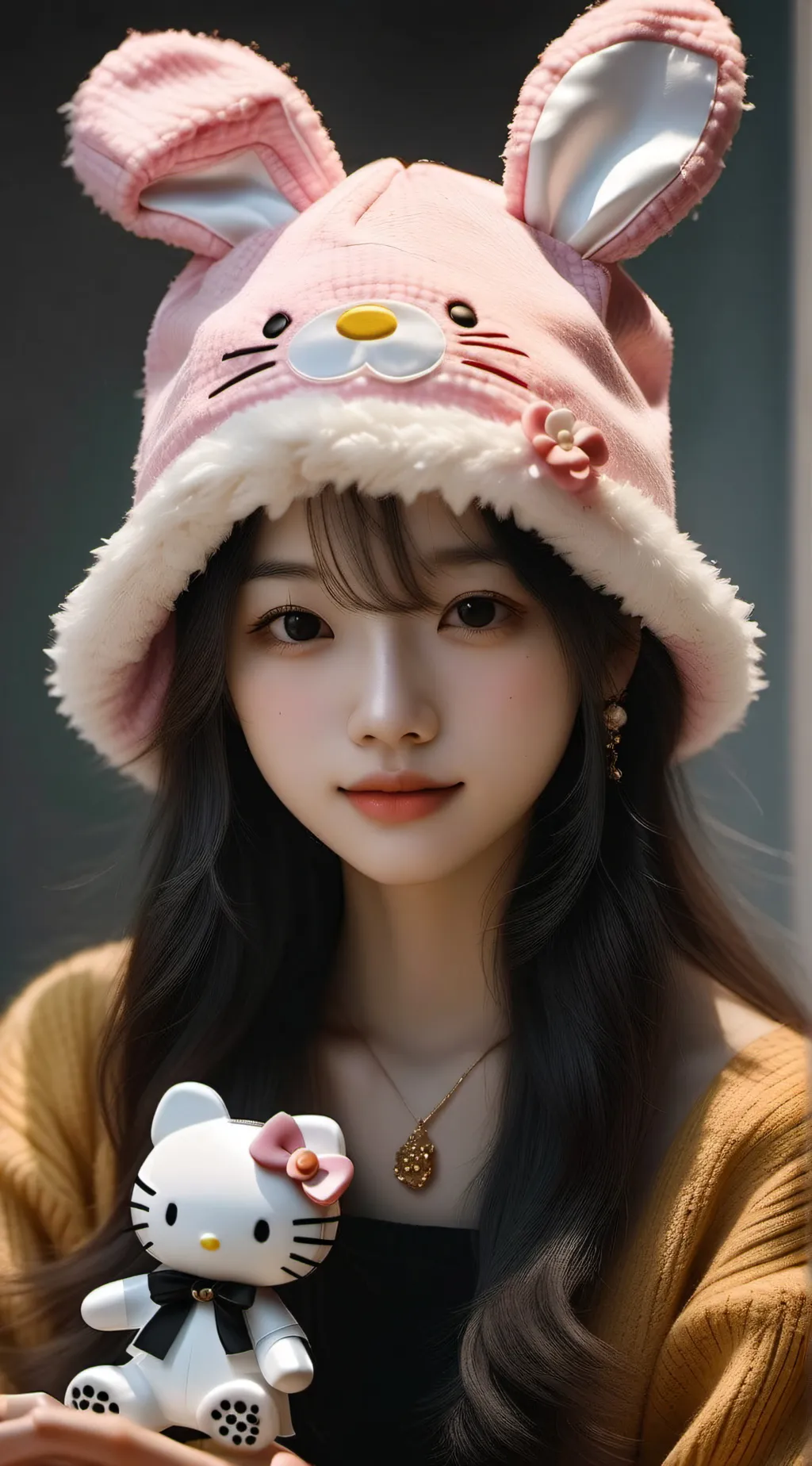 ai character: Sakura background