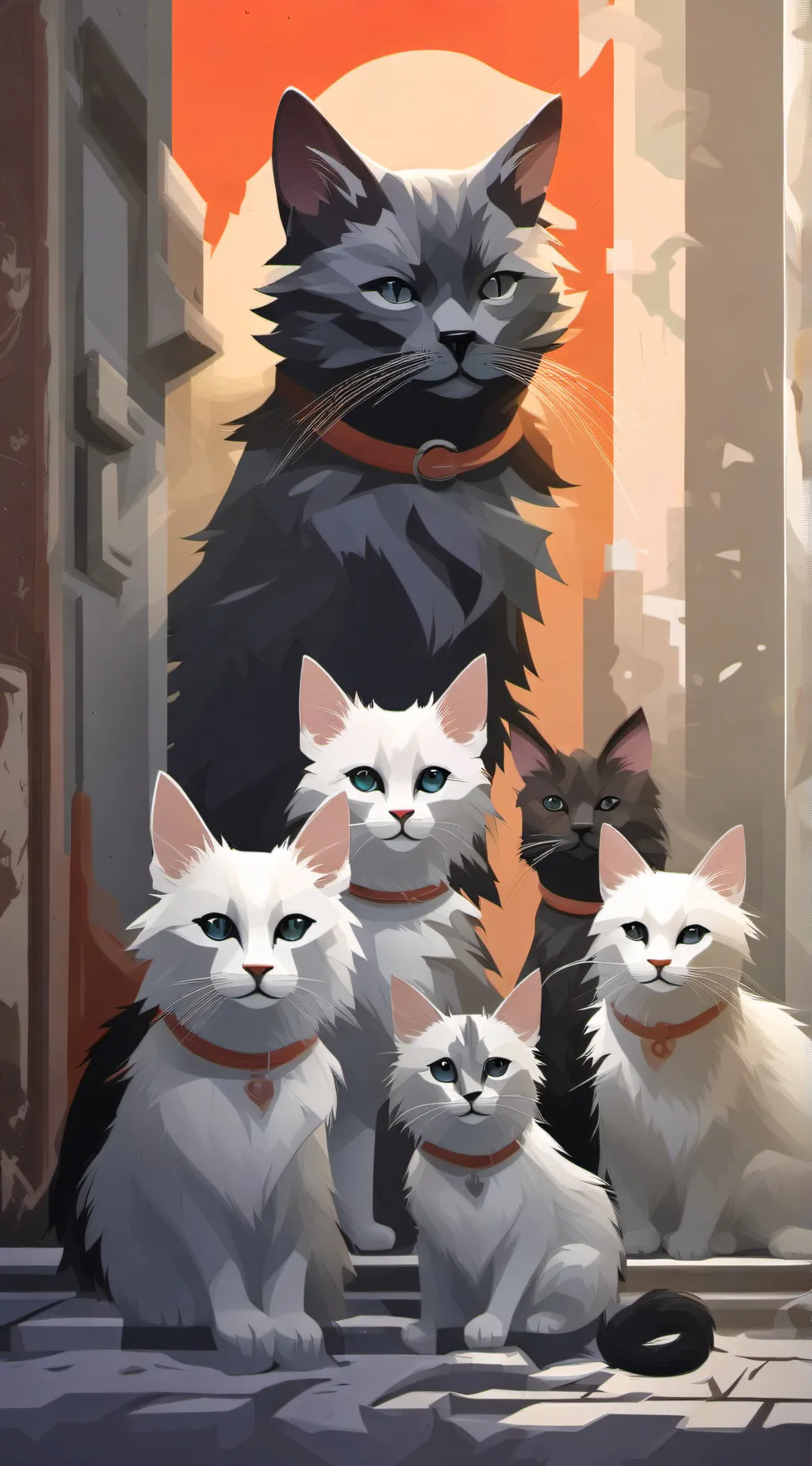ai character: cat family background