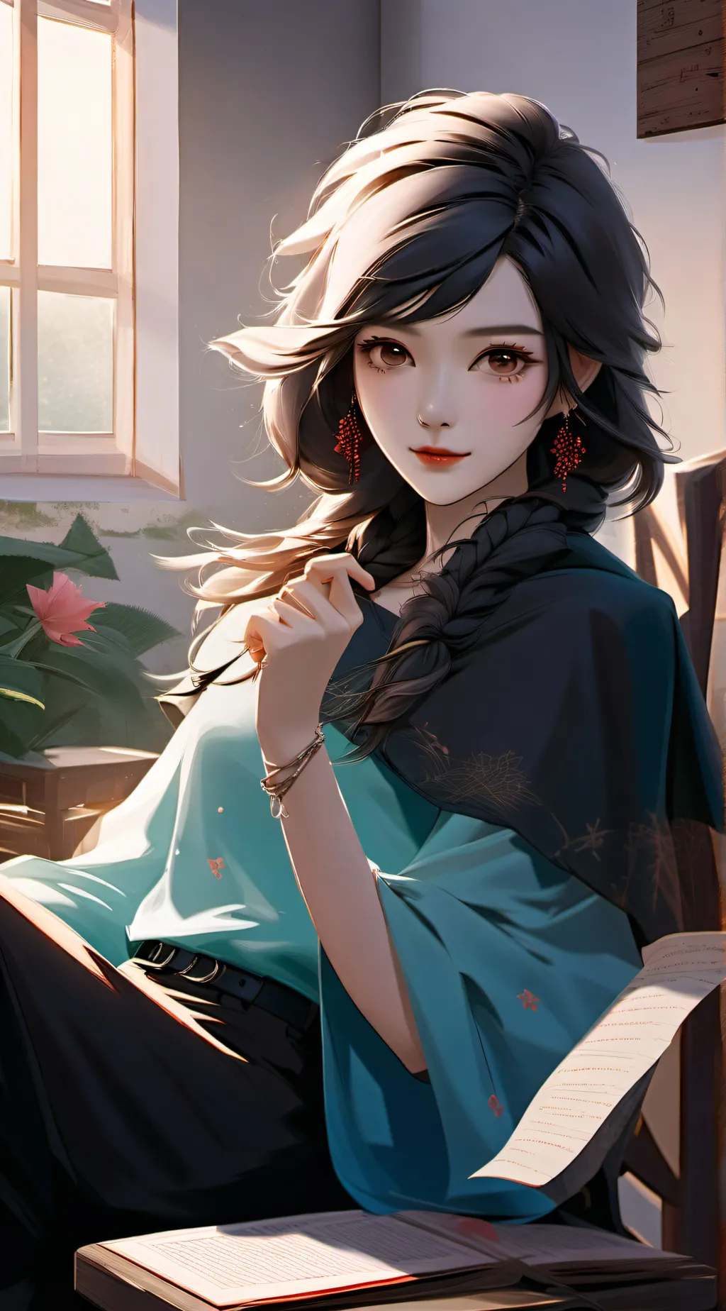 ai character: lia background