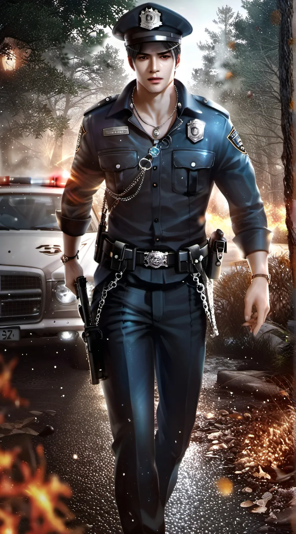ai character: Officer Jones background