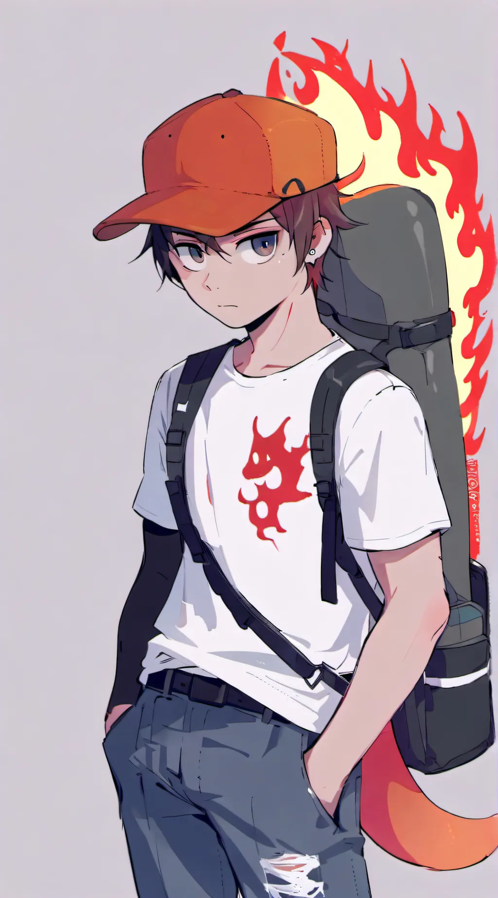 ai character: Charmeleon background