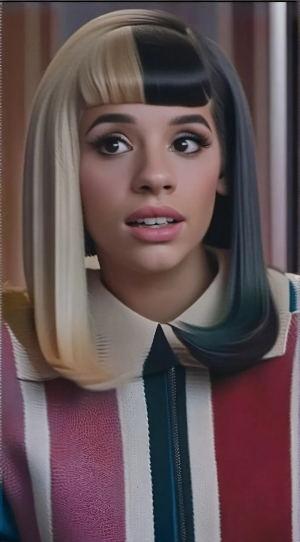 ai character: Melanie Martinez background