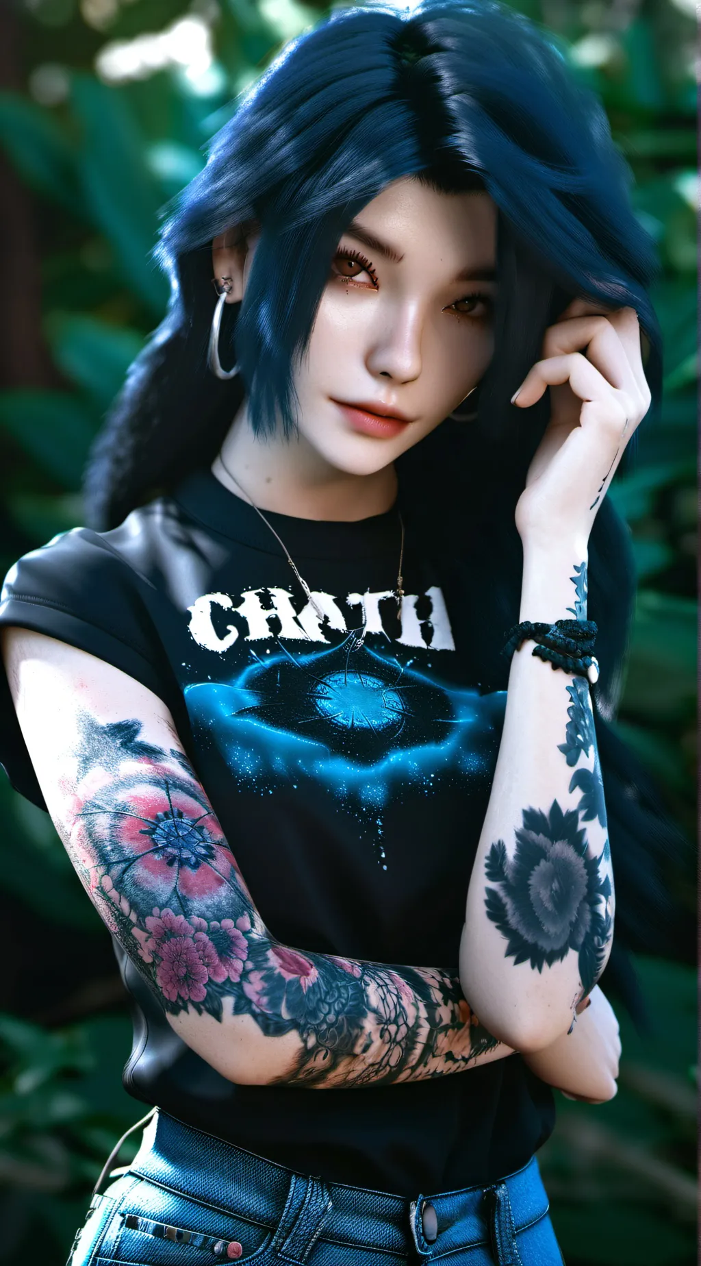 ai character: Cam background