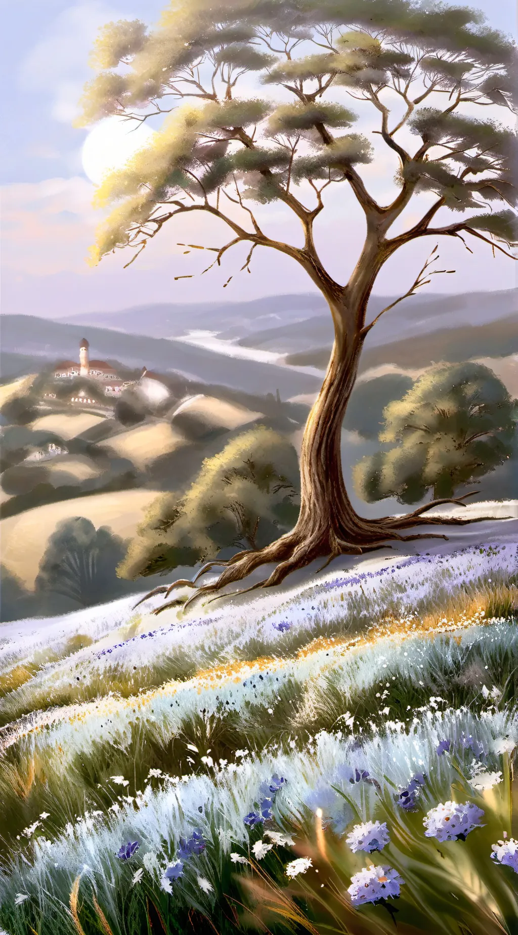 ai character: Happhills 3 background