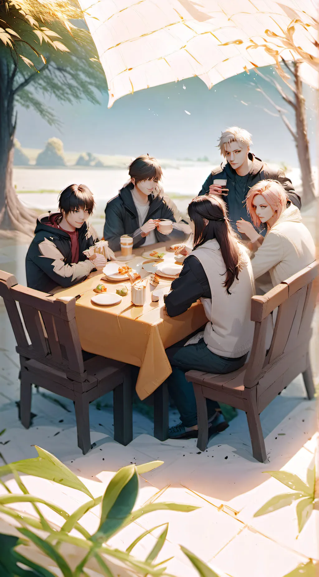 ai character: The11friendssystem background