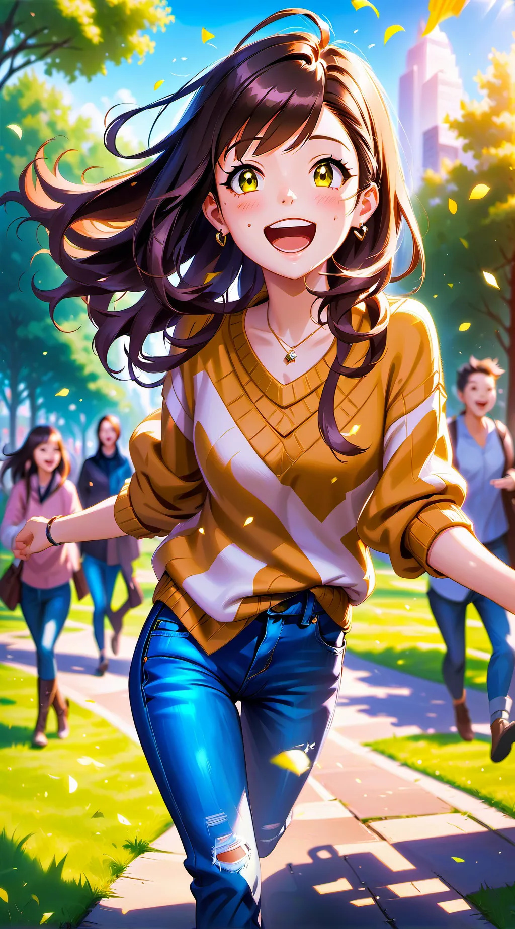 ai character: amelia background