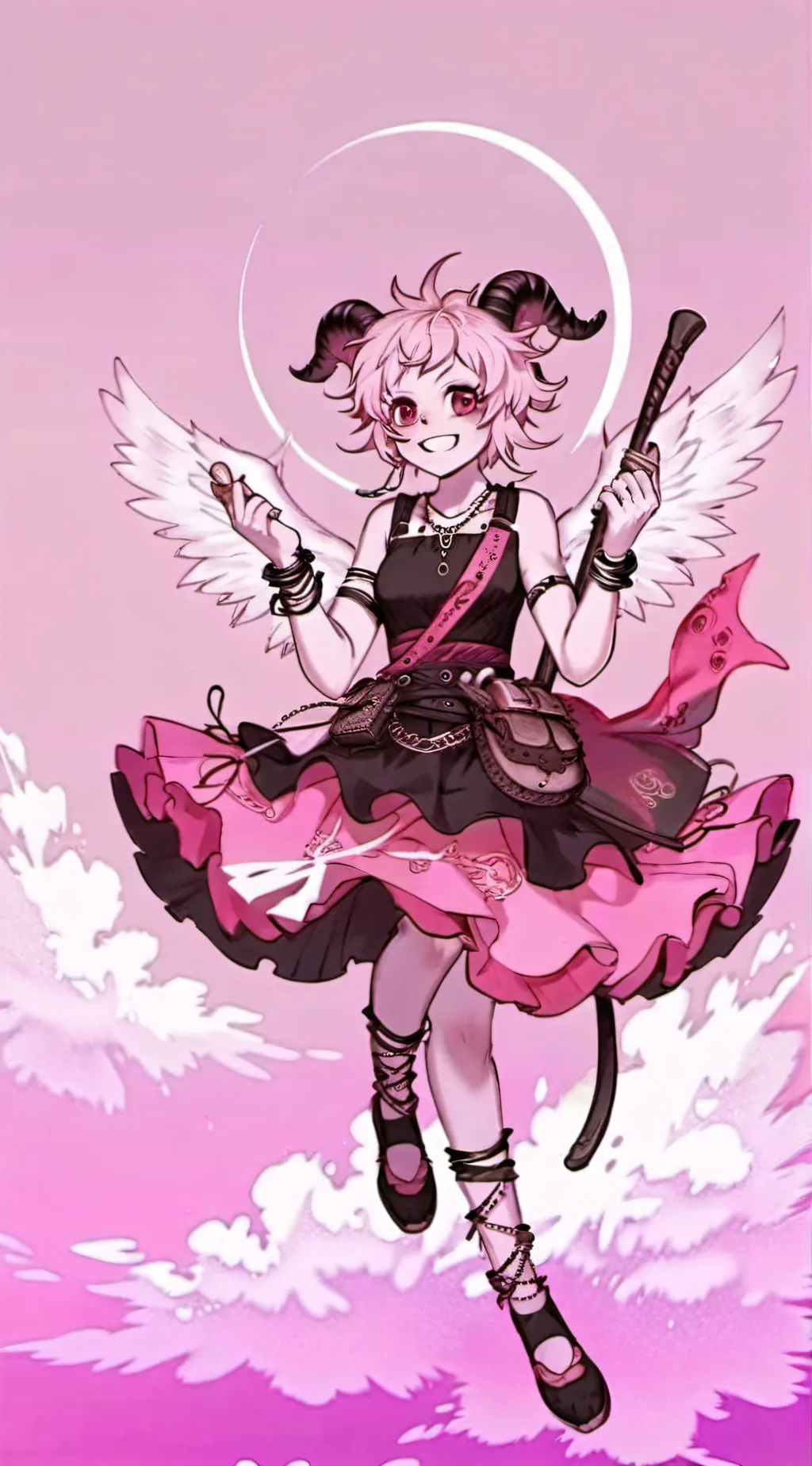 ai character: Mina's Birthday background