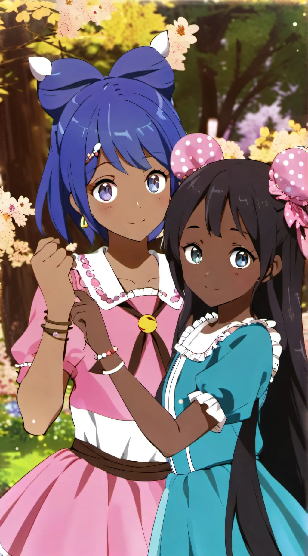 ai character: Isabella andStepha background