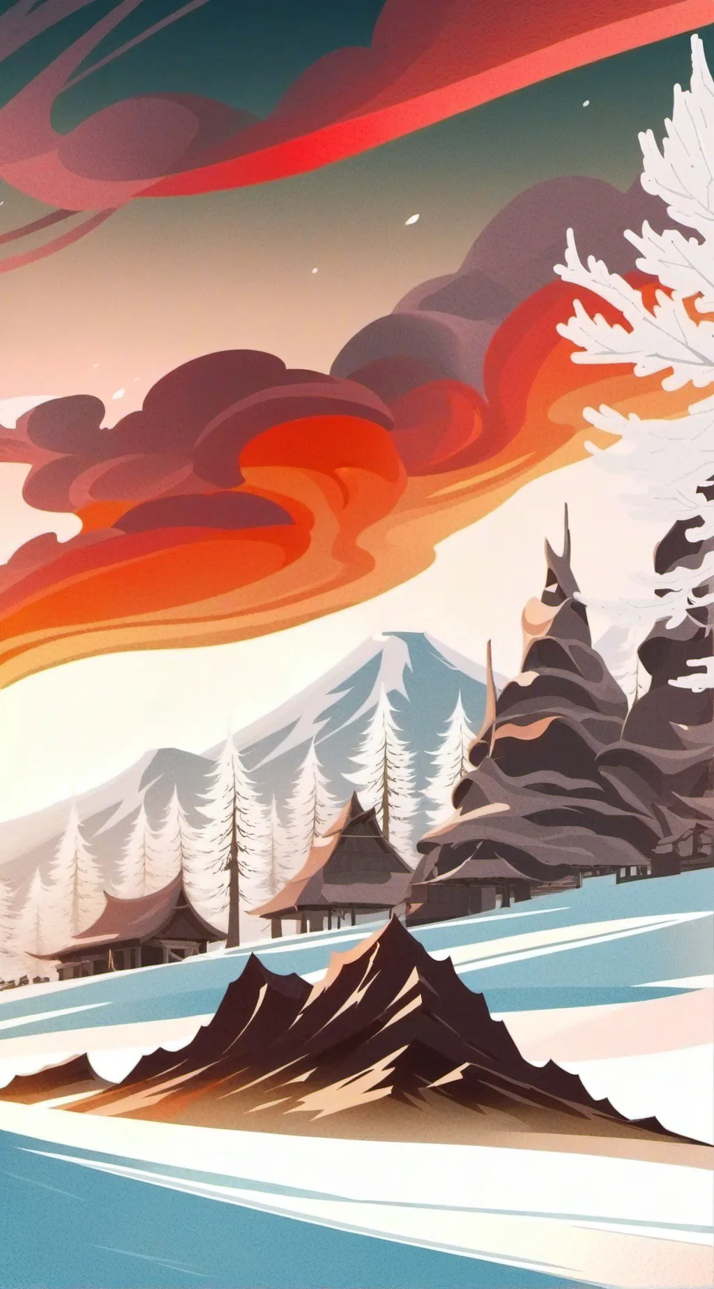 ai character: Glacial uprising  background