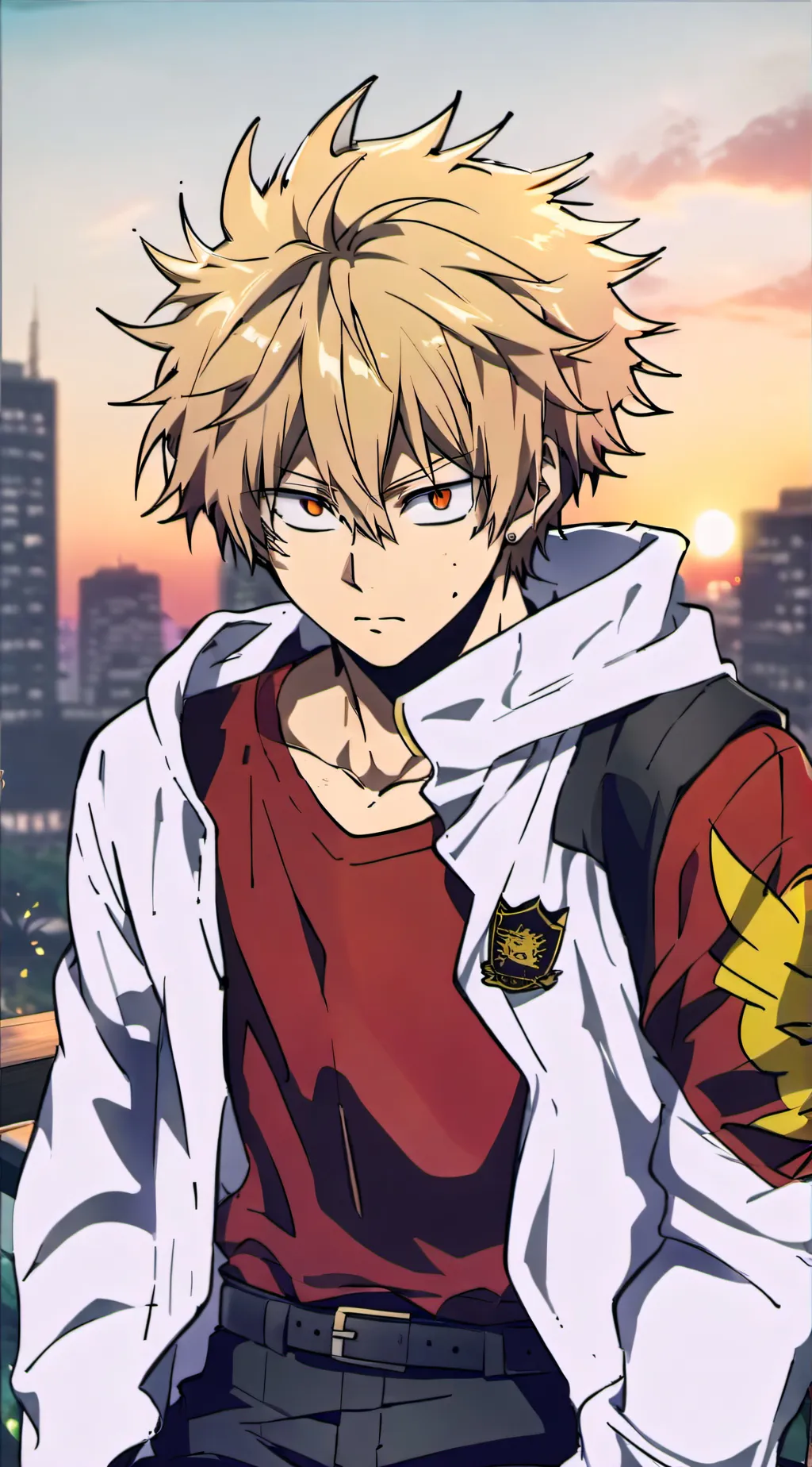 ai character: bakugo background