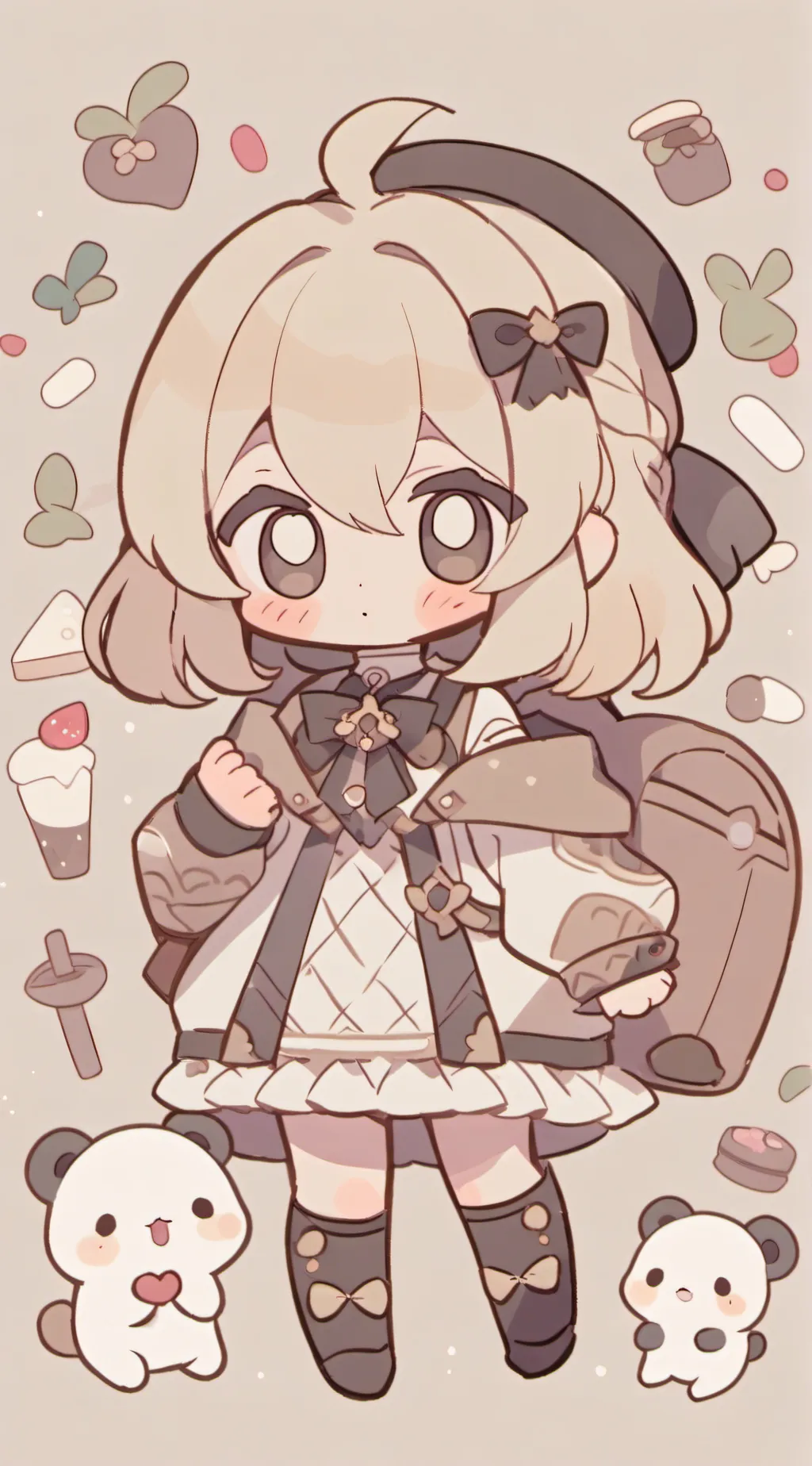 ai character: Lila background