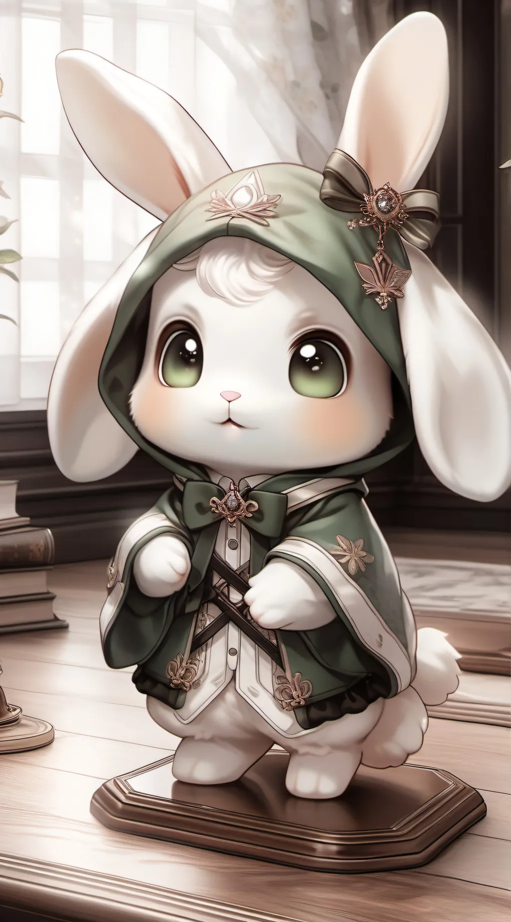 ai character: Hoppy's sad story  background