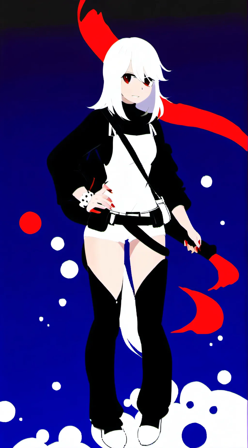 ai character: Galaxy  background