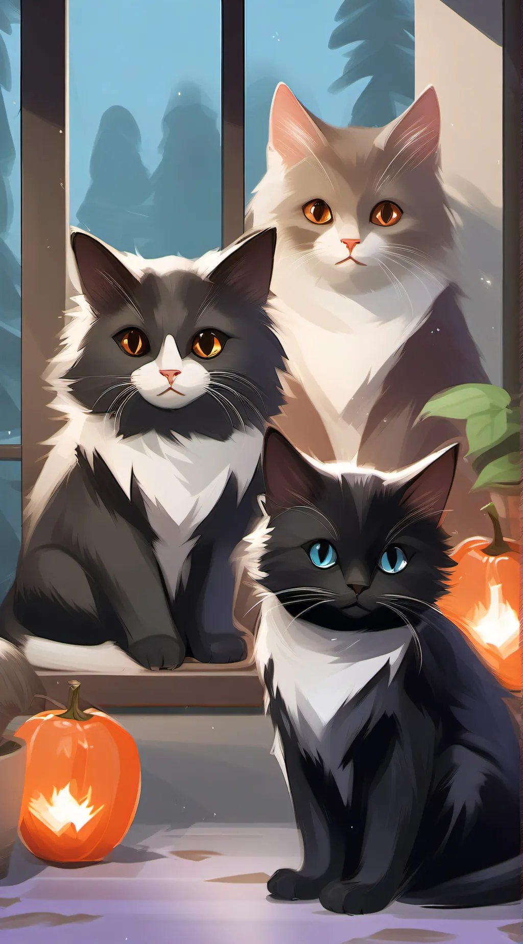 ai character: cat family background