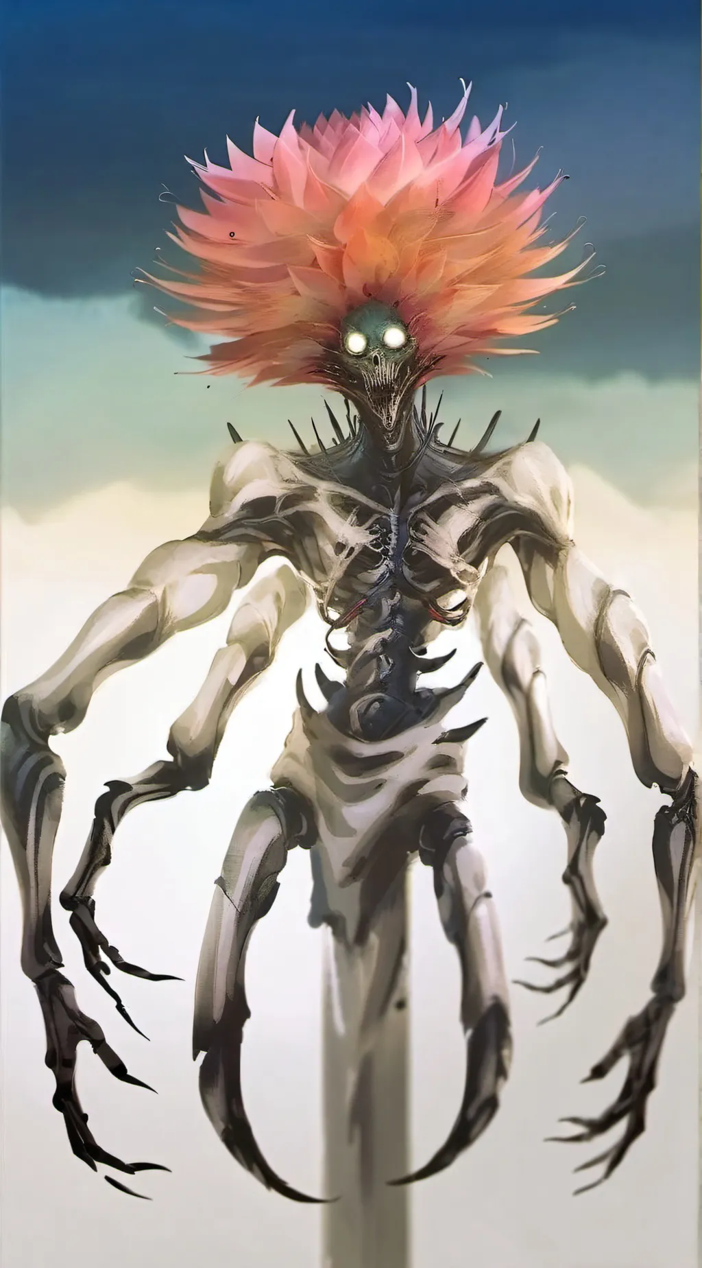 ai character: The two head background