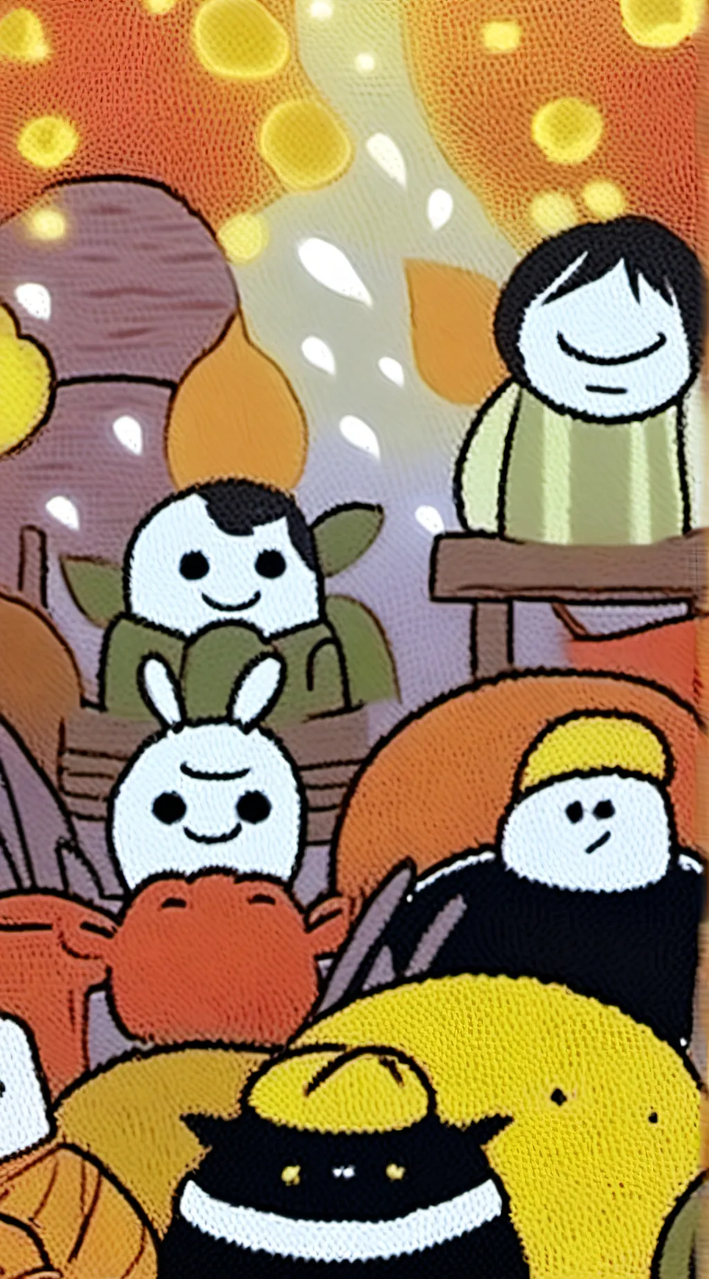 ai character: Chikin nugget gang background