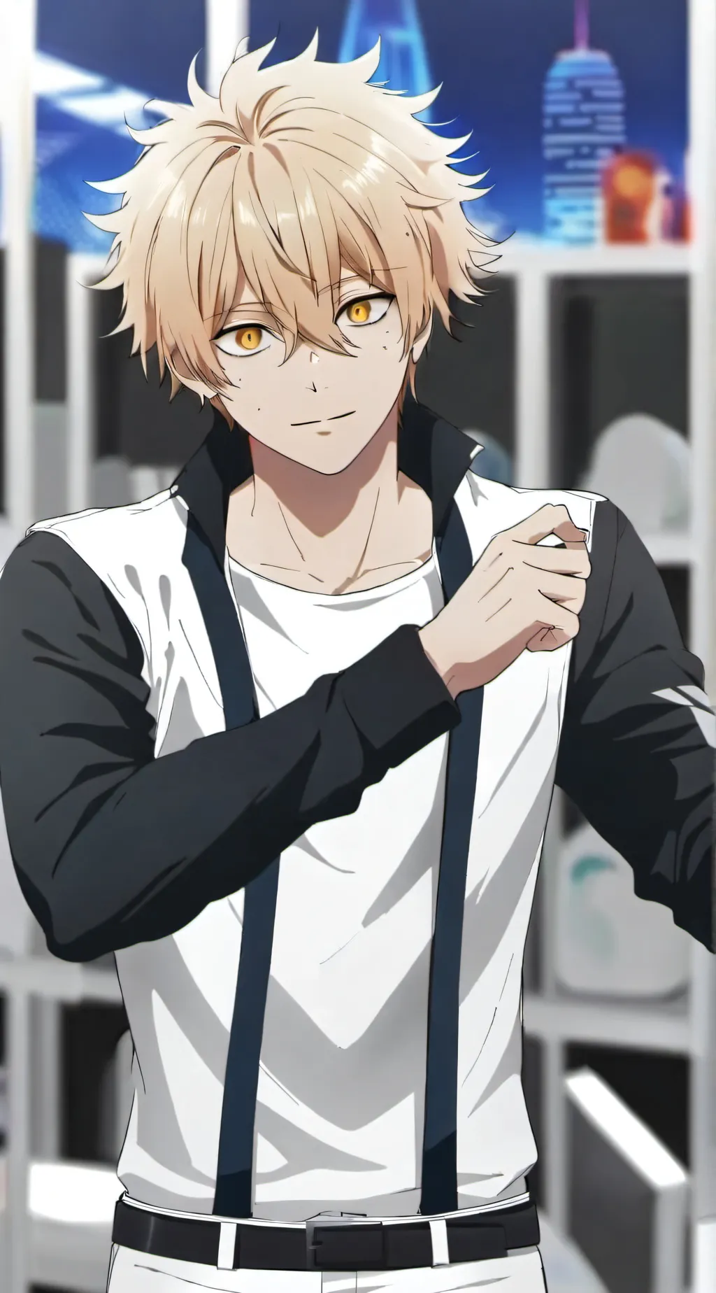 ai character: Katsuki bakugo background