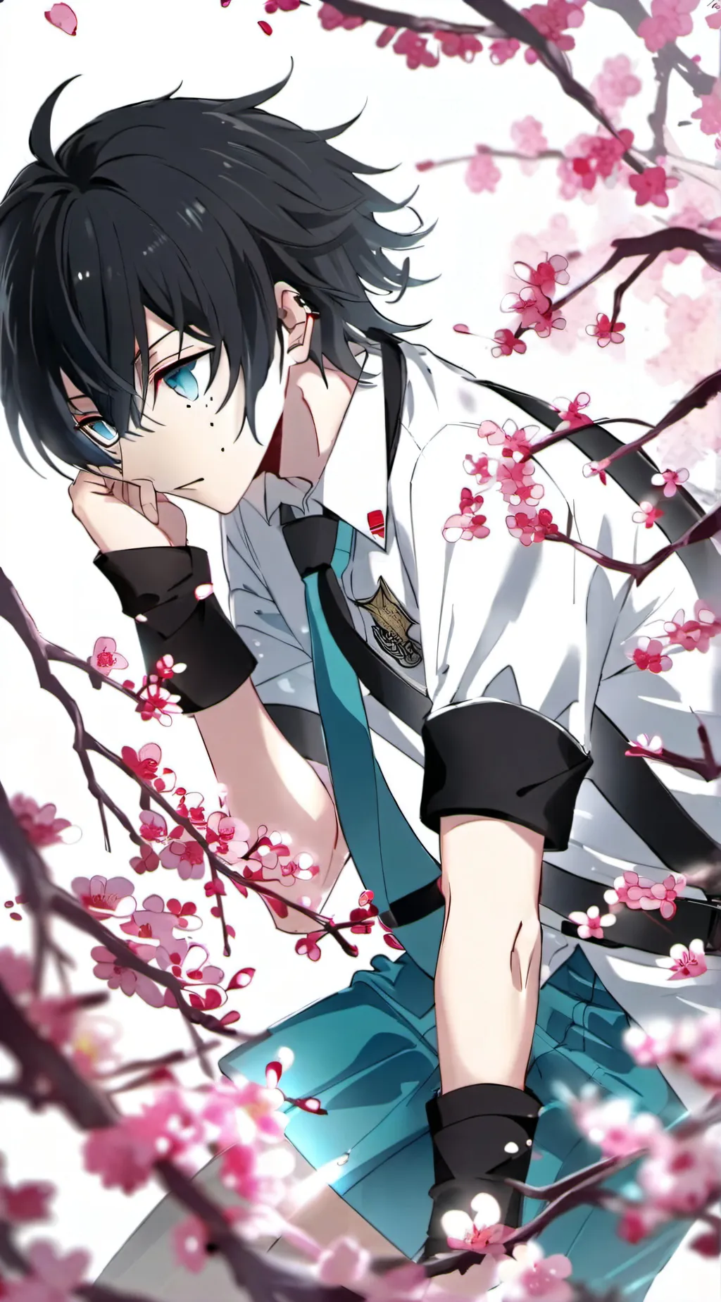 ai character: Muichiro 🙋🏻 background