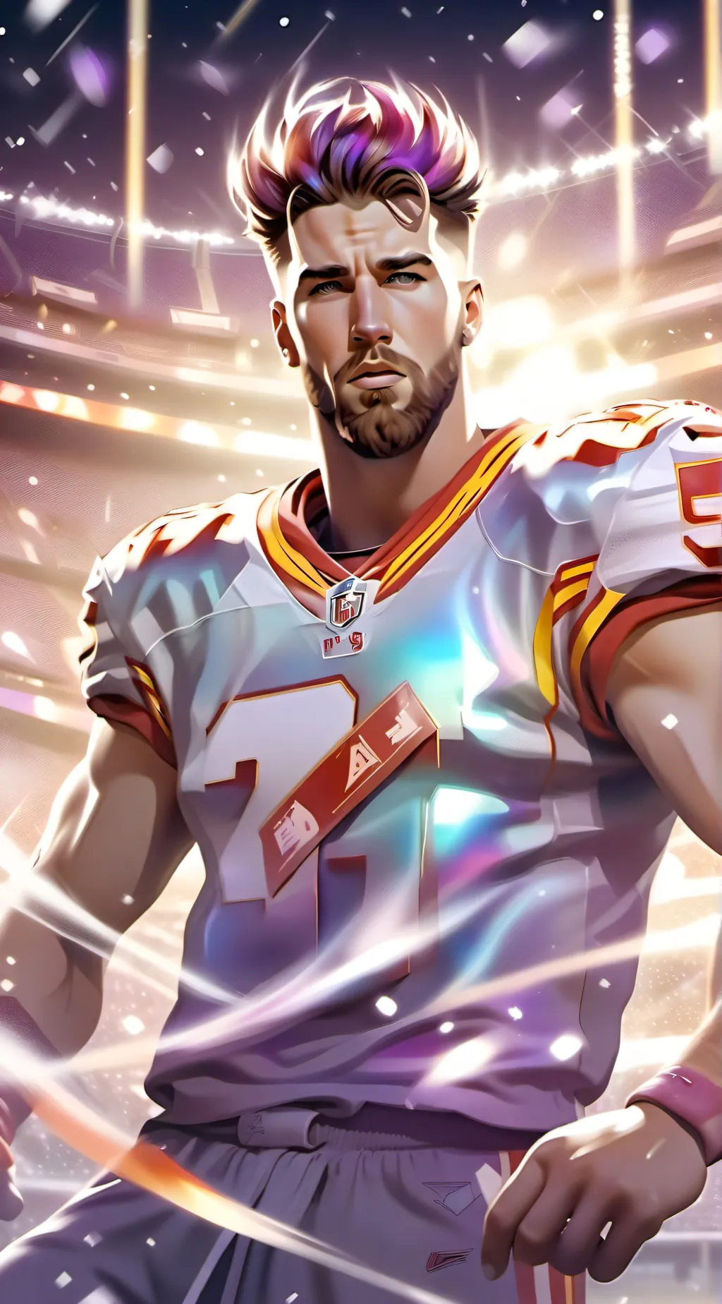 ai character: Travis kelce background