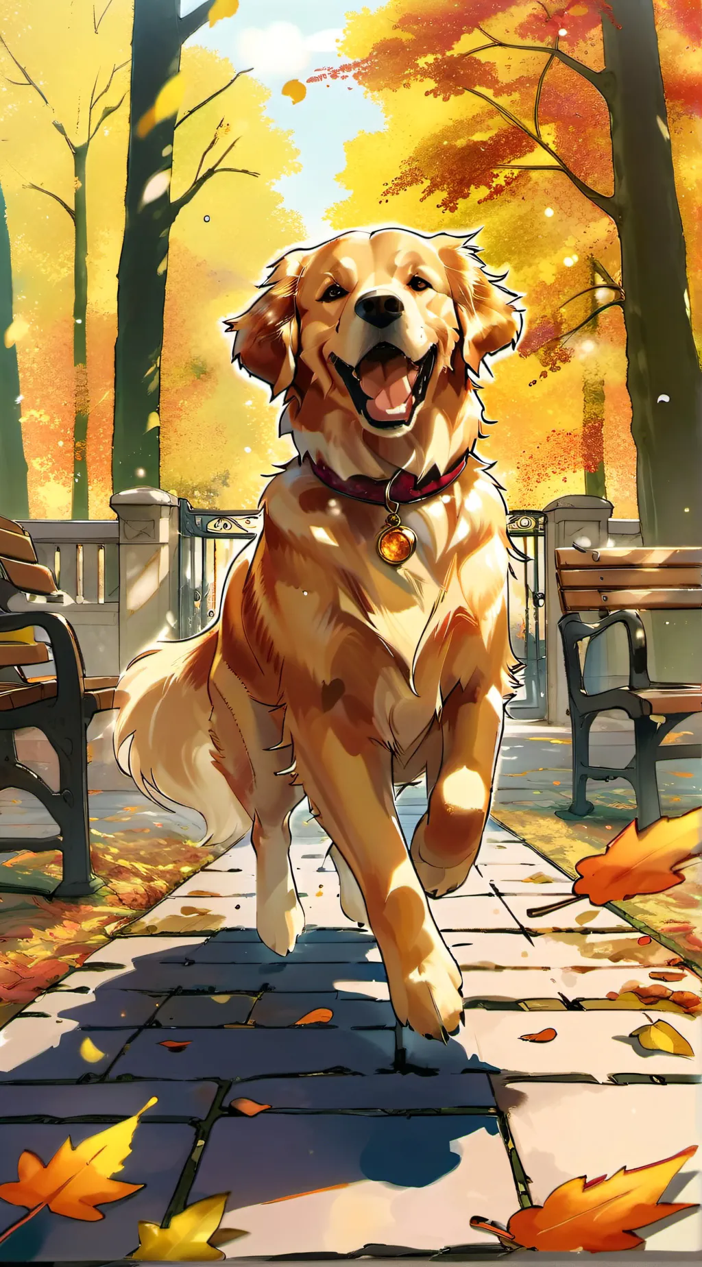 ai character: Mental health dog background