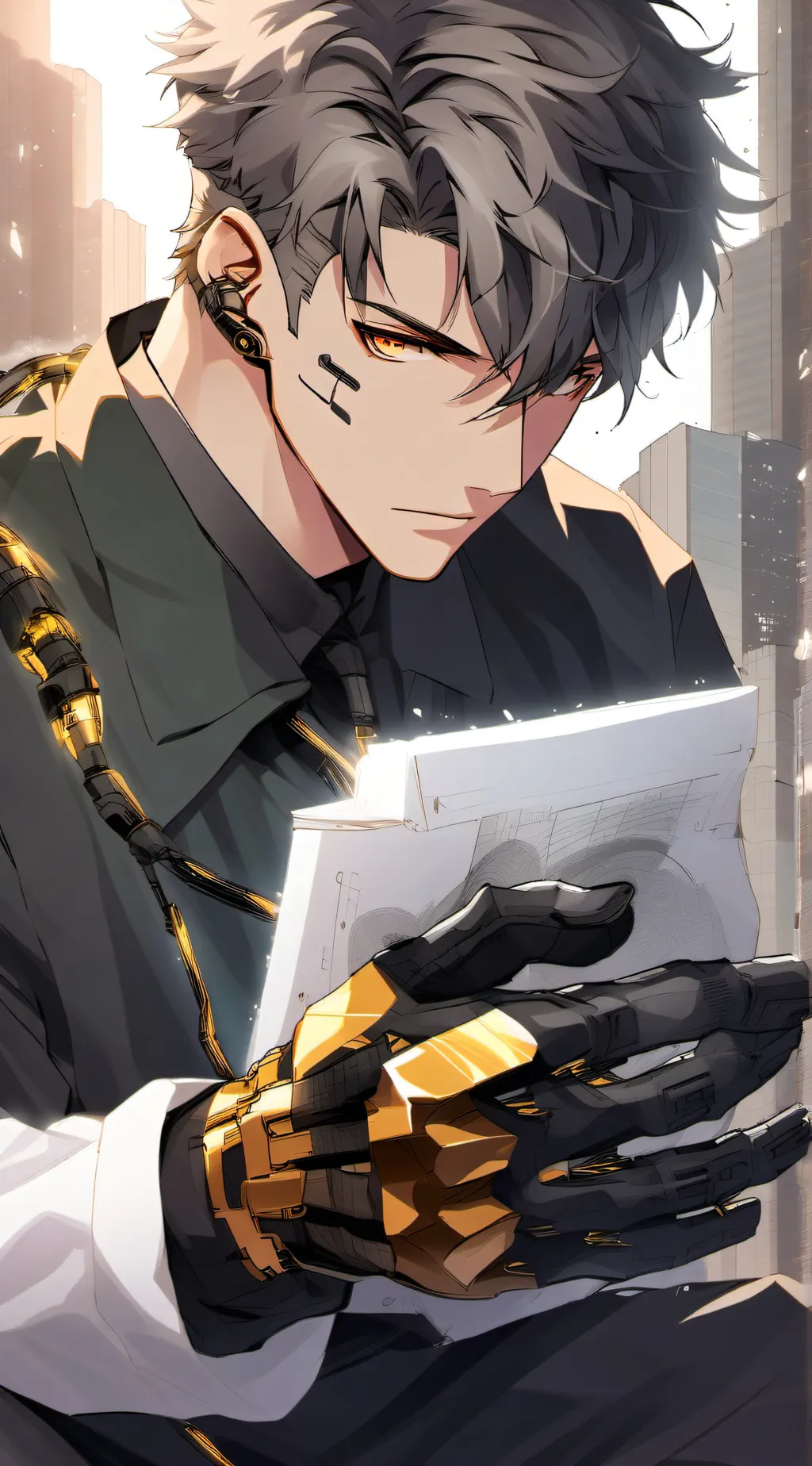 ai character: Andras  background