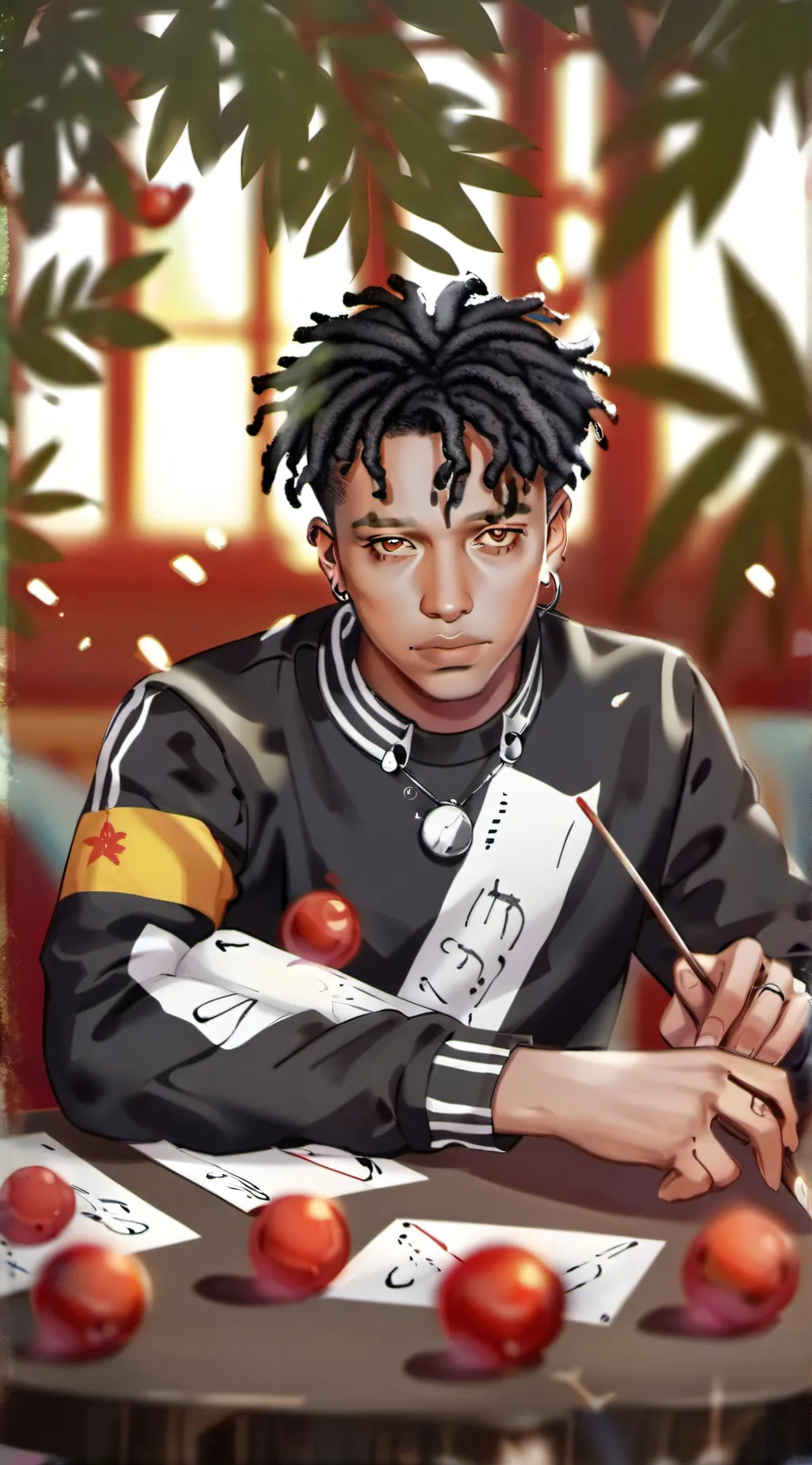 ai character: mha hood background