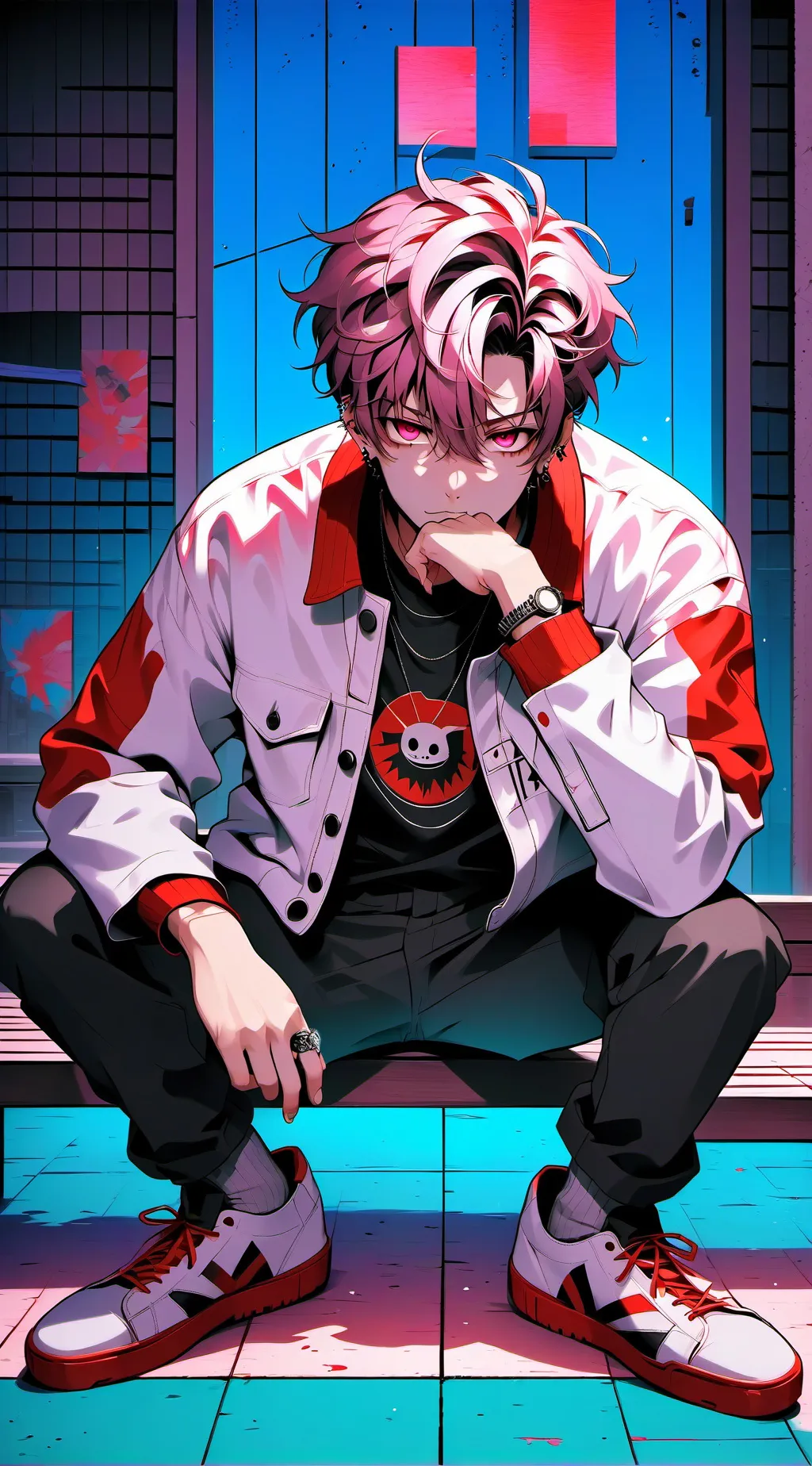 ai character: josh~ background