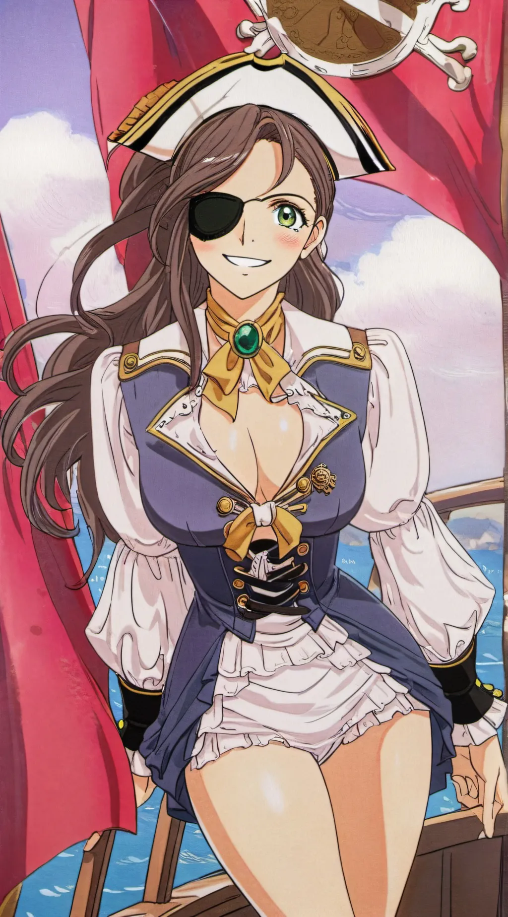 ai character: Pirate Girls background