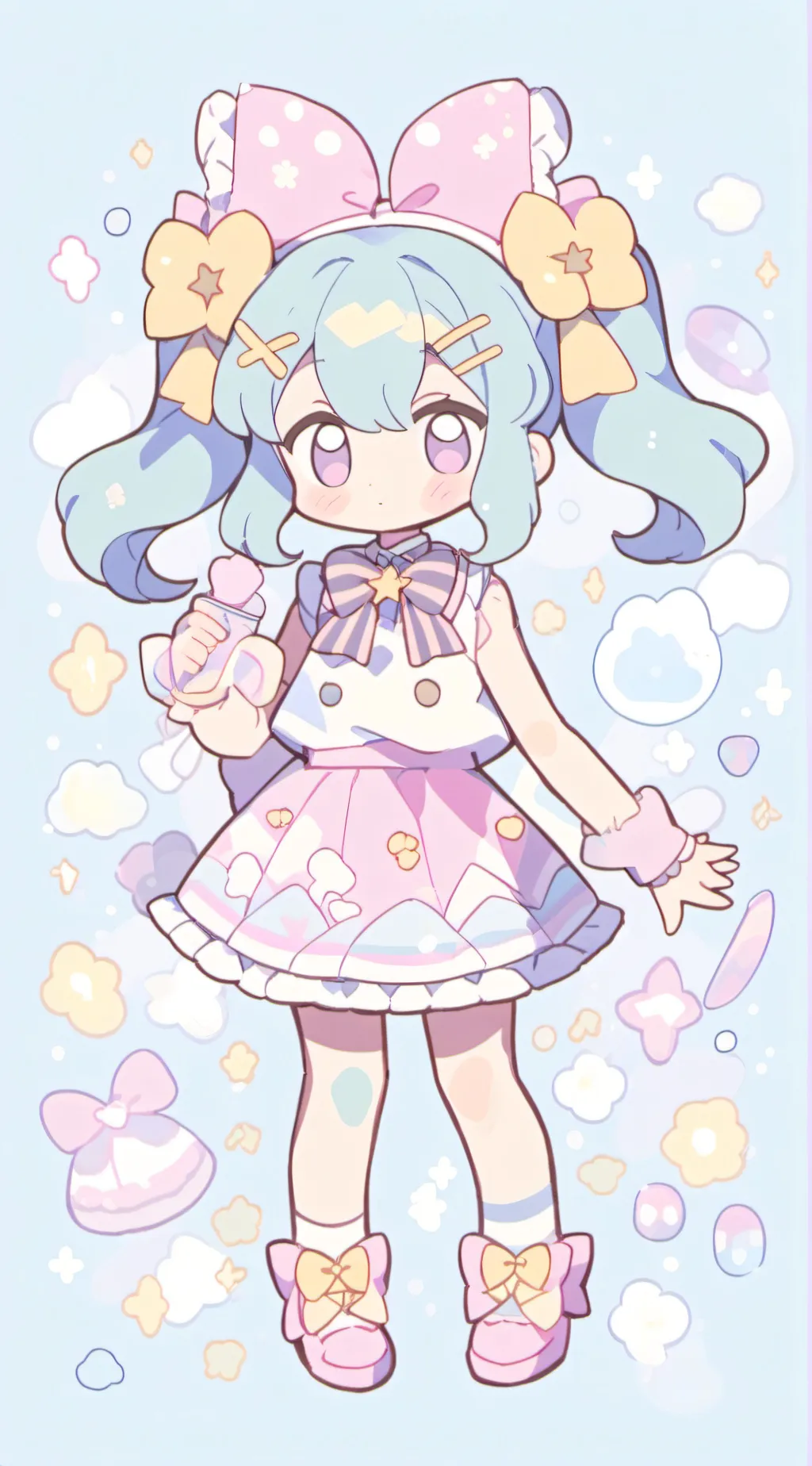 ai character: idk why i made th- background