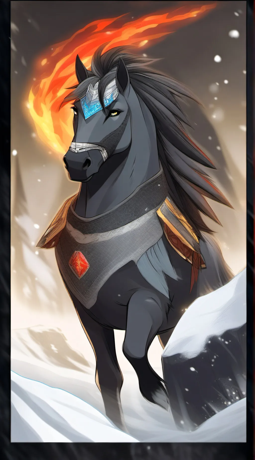 ai character: The Herd of Power background