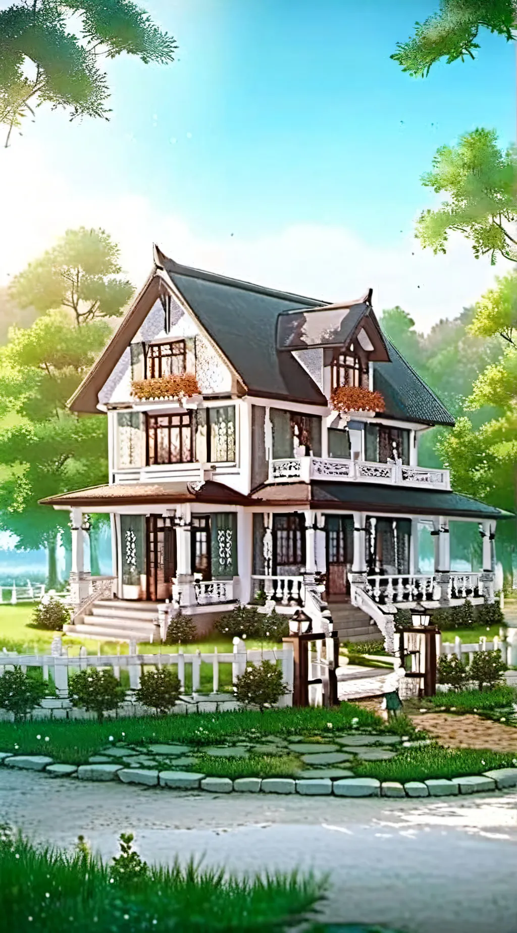 ai character: HH x HB in ur home background