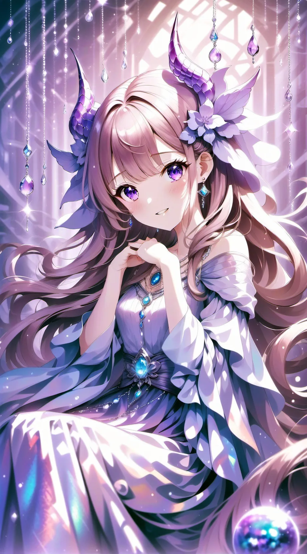 ai character: moonlight  background