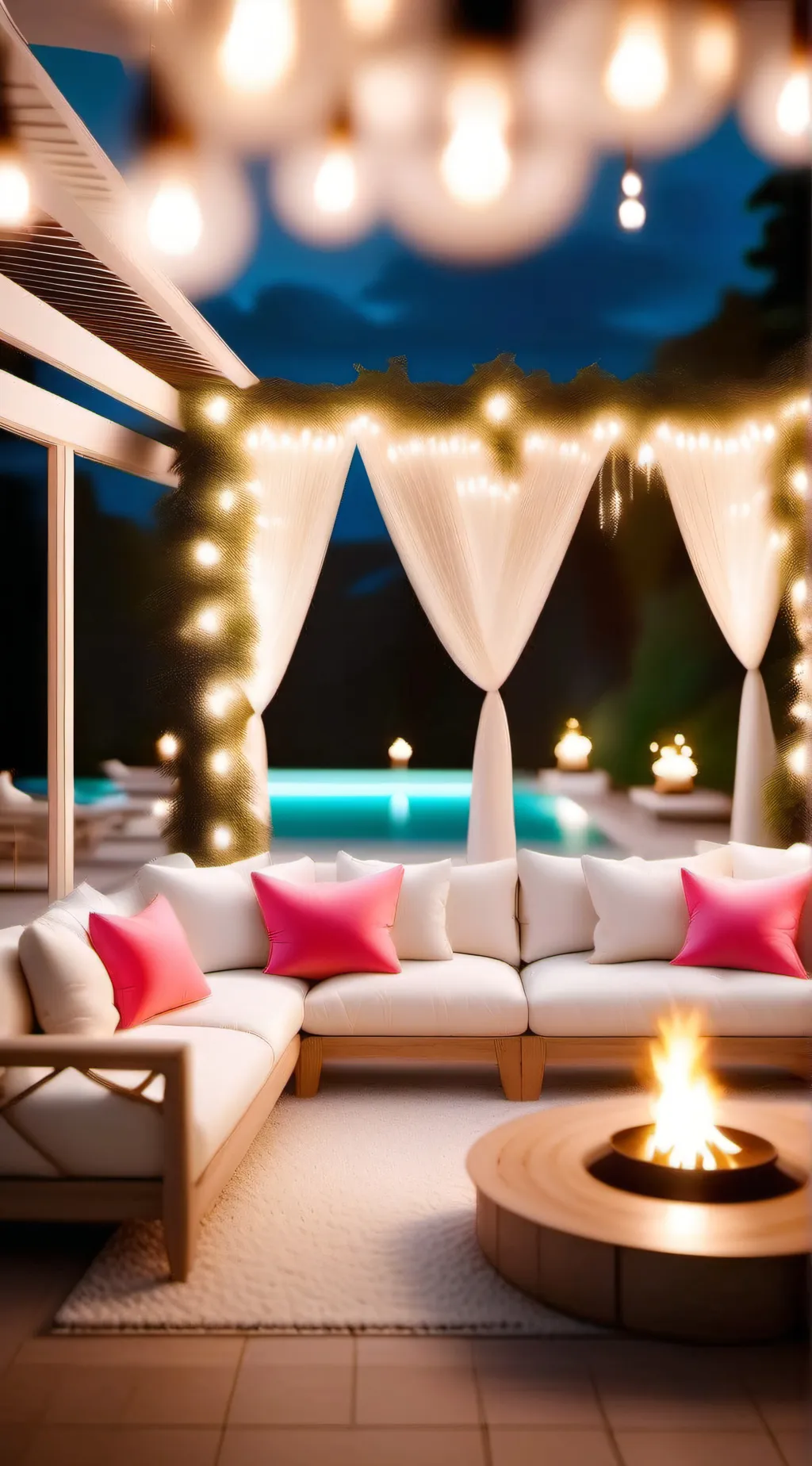 ai character: Love island  background