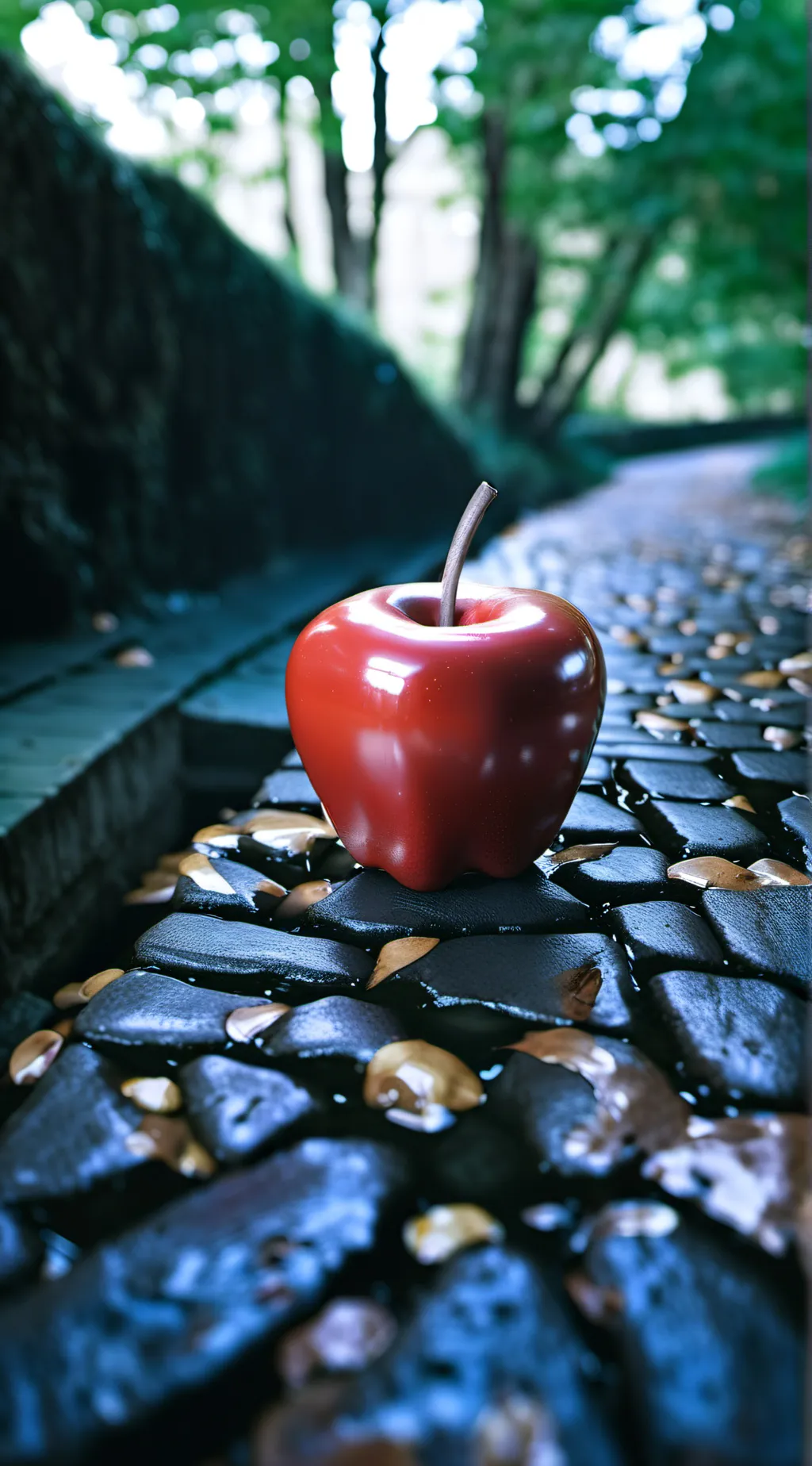 ai character: MAD APPLE ROASTER background