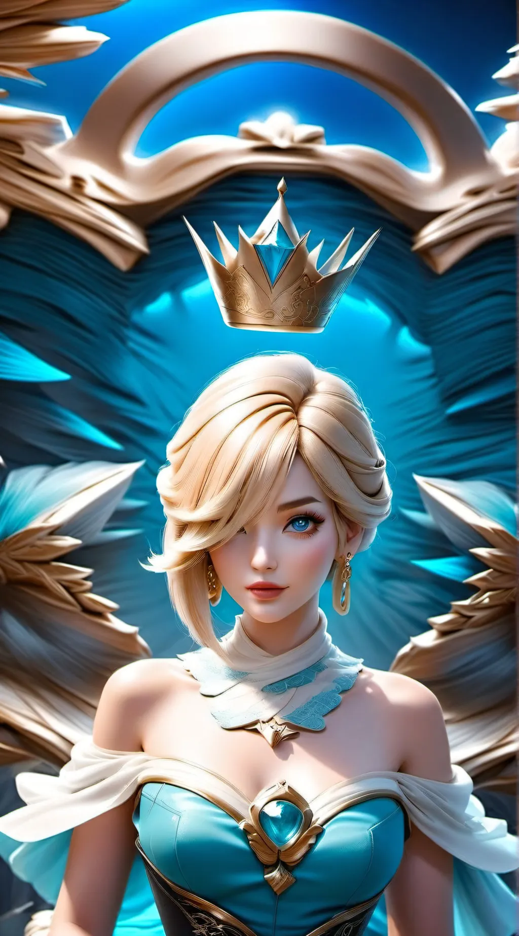 ai character: Princess Rosalina background