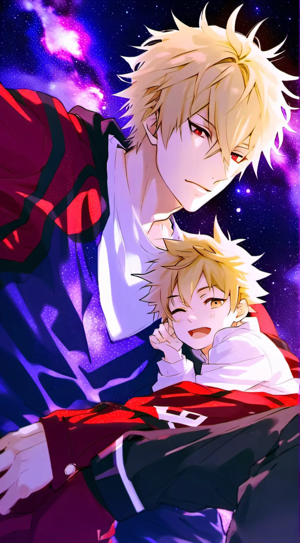 ai character: Bakugou and Xavier background