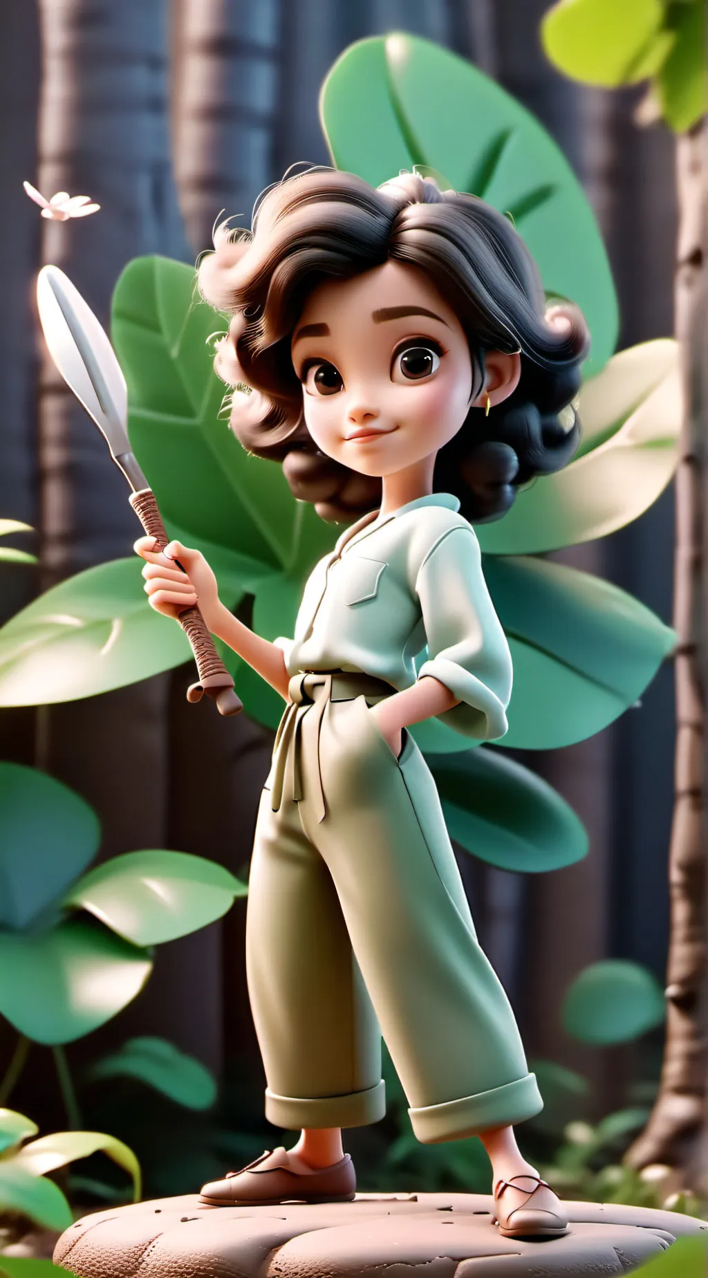 ai character: Frie 13 background