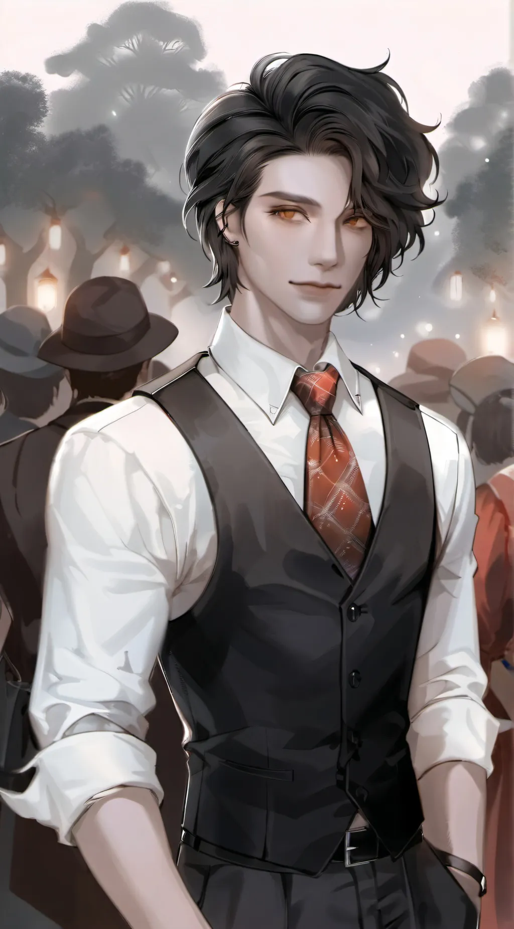 ai character: ♧Ryan ♧ background