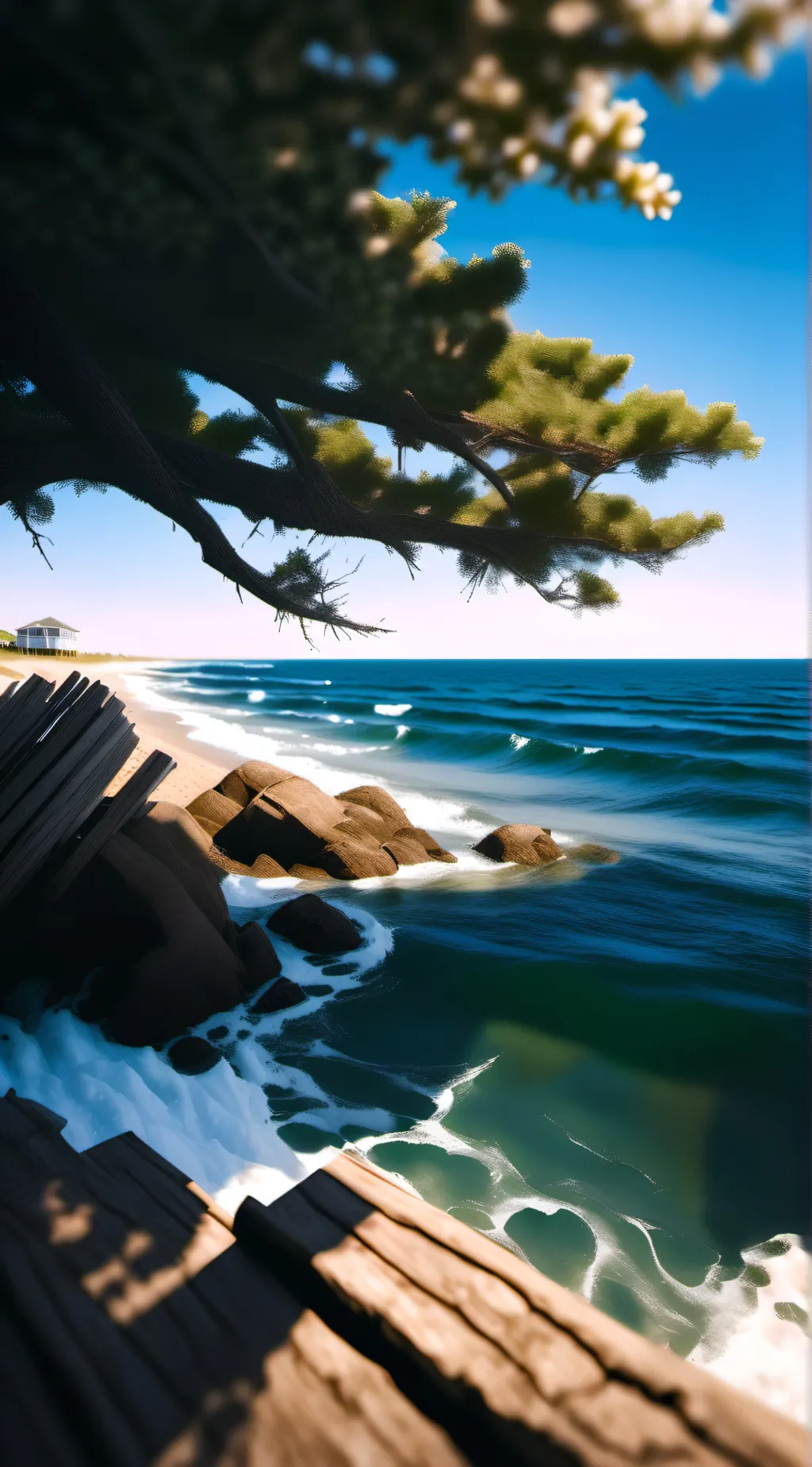 ai character: Outer banks! background