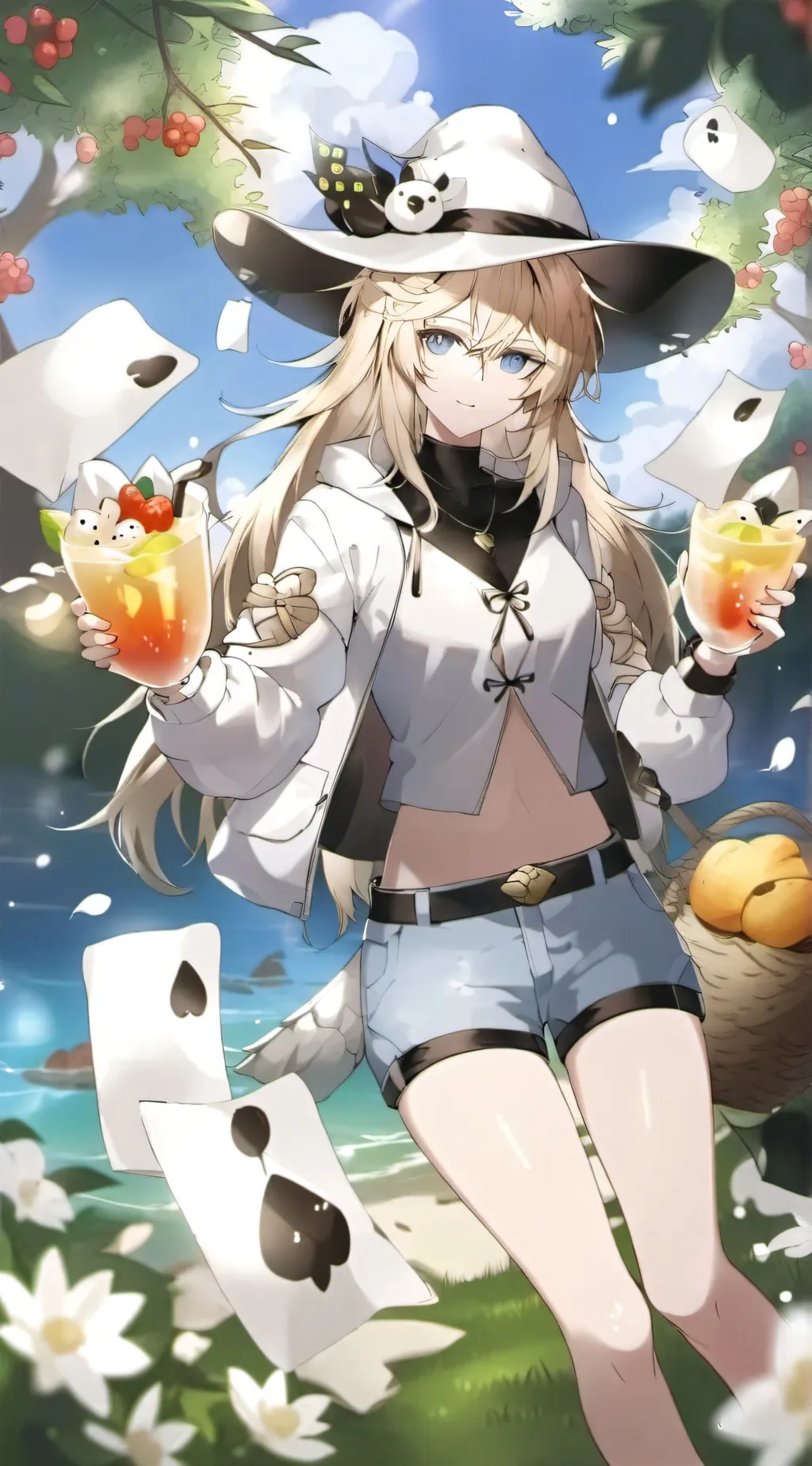 ai character: Luna background